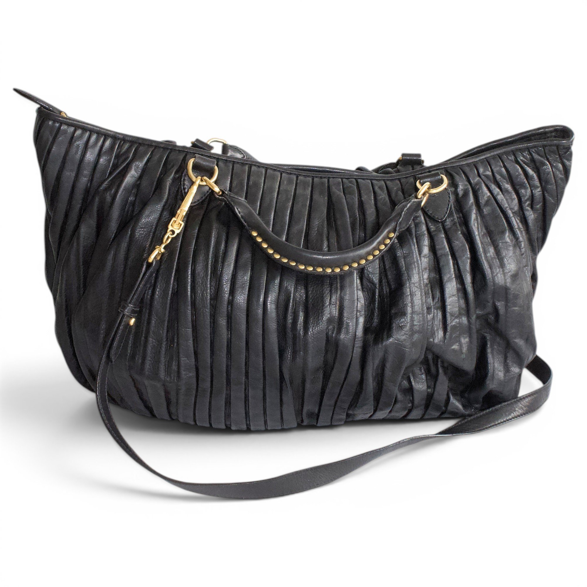 Leather crossbody bag
