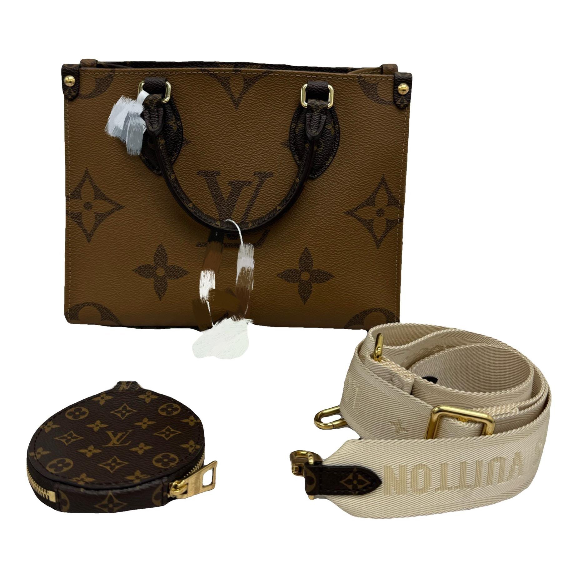 OnTheGo East West leather handbag