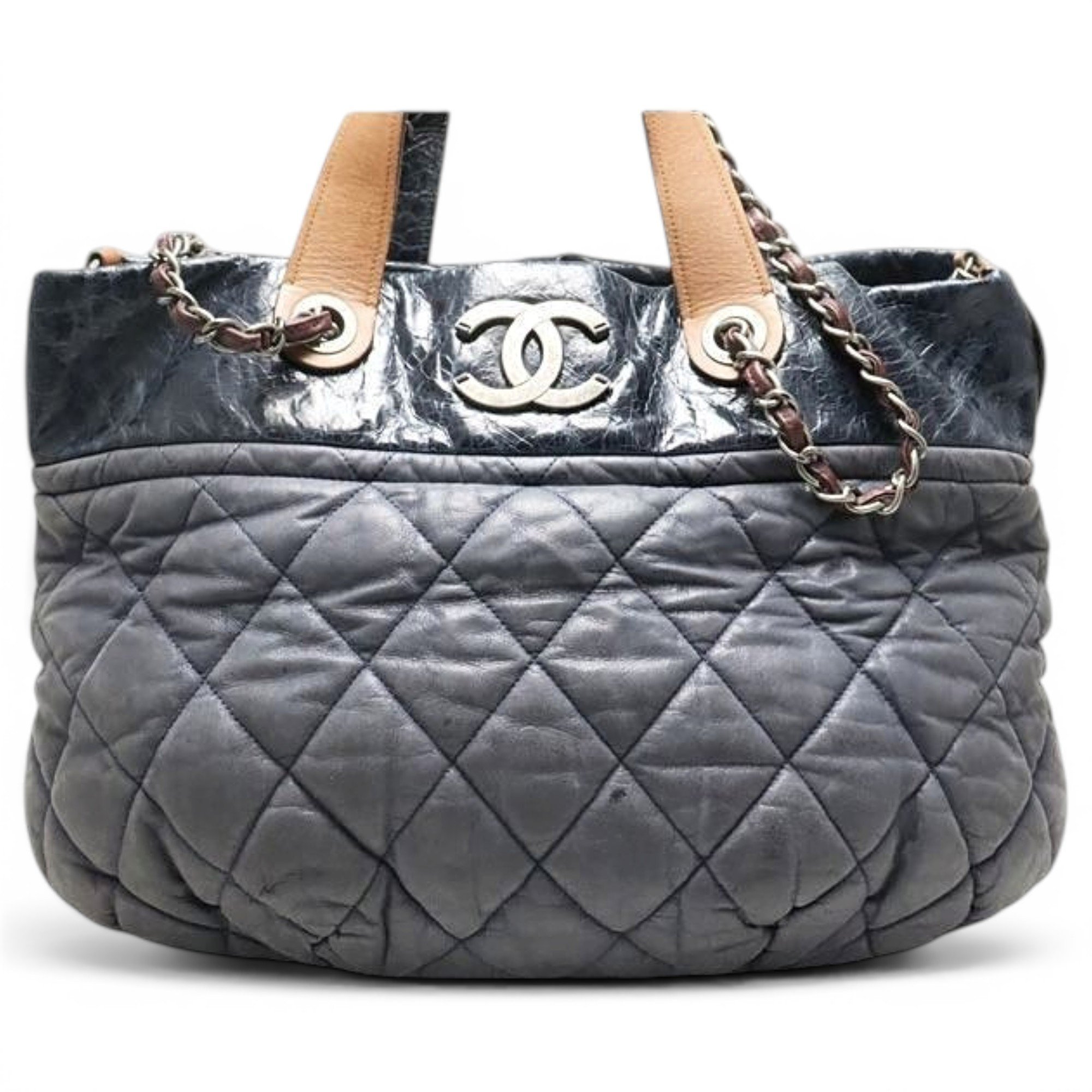 Leather tote