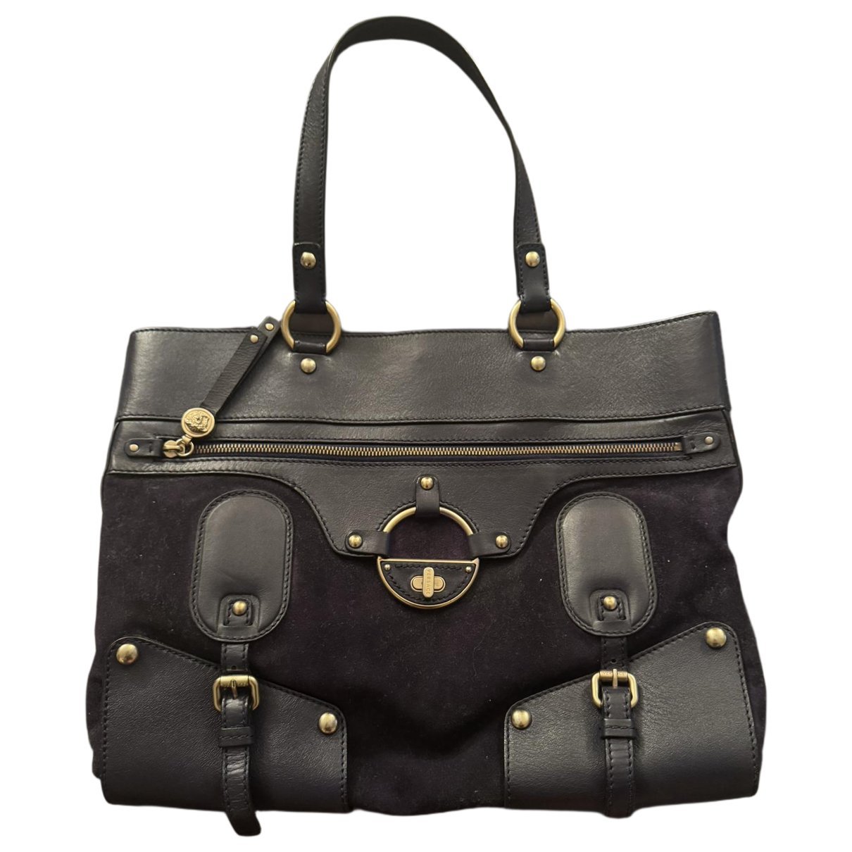 Versace La Medusa leather handbag