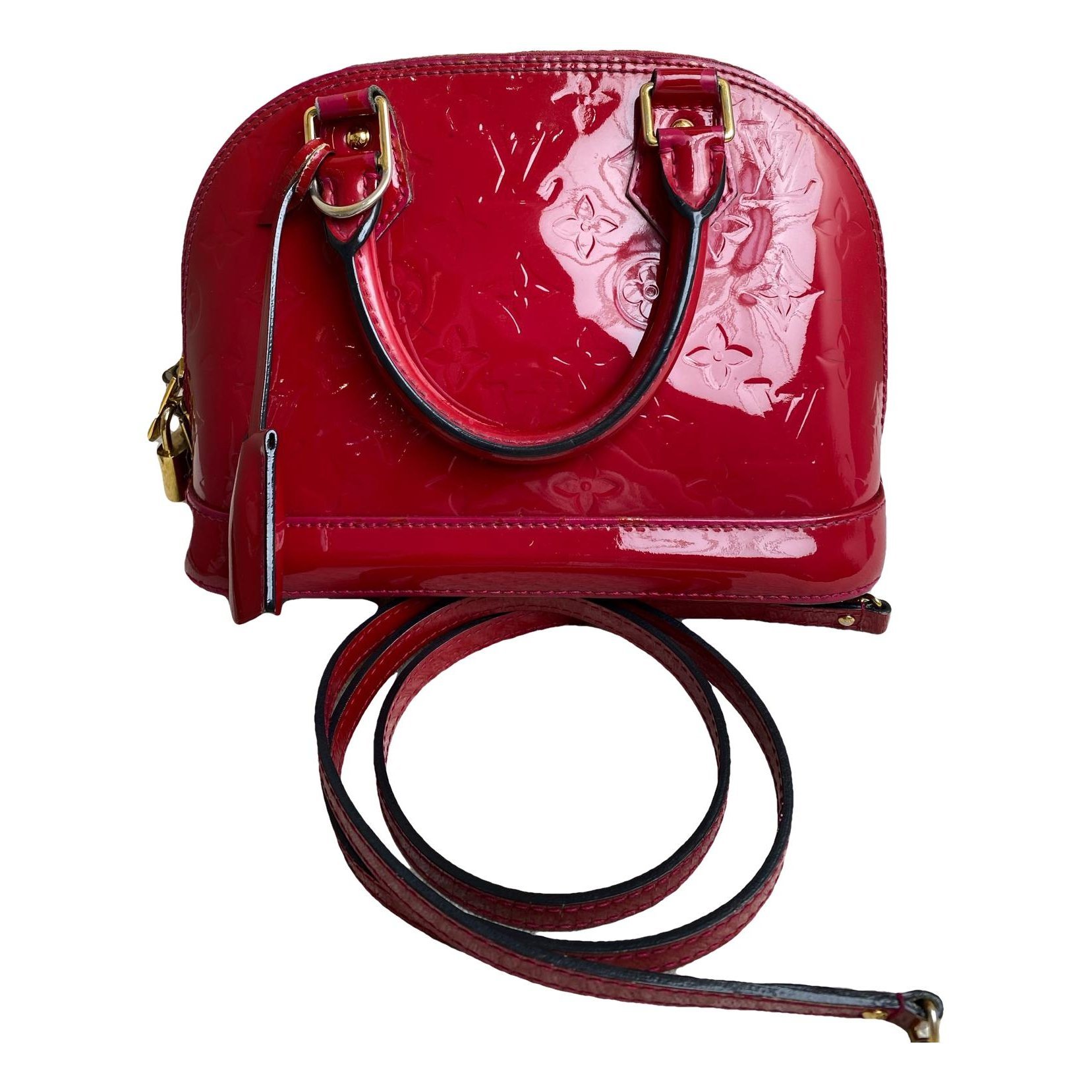 Alma BB patent leather handbag