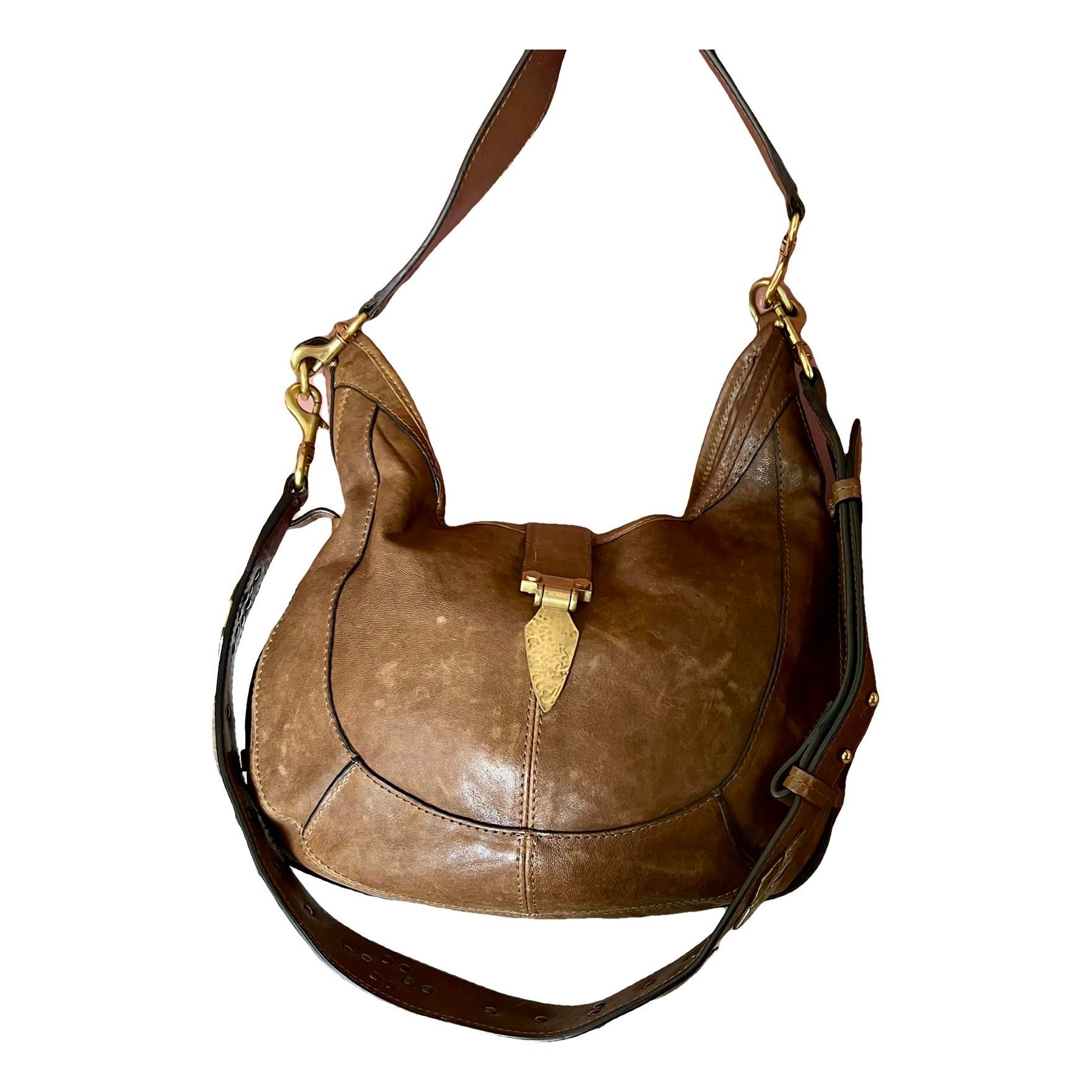Leather crossbody bag