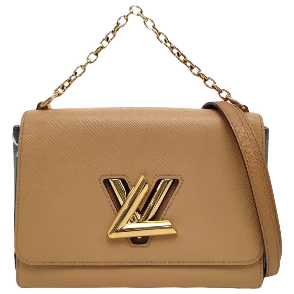Twist leather handbag