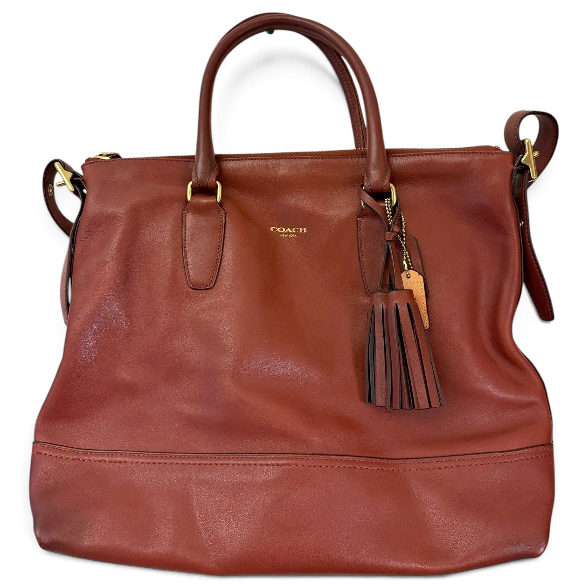 Leather tote