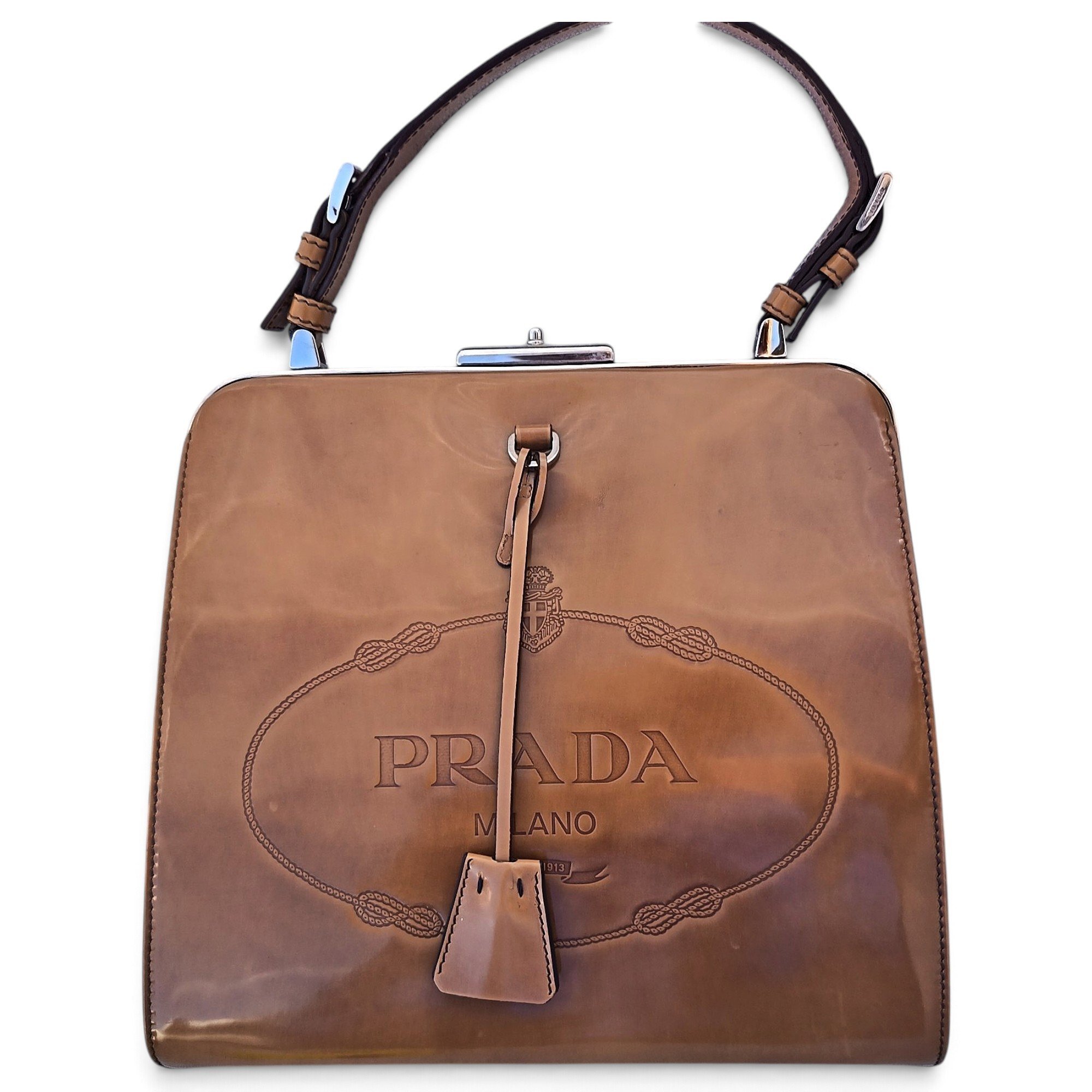 Leather handbag