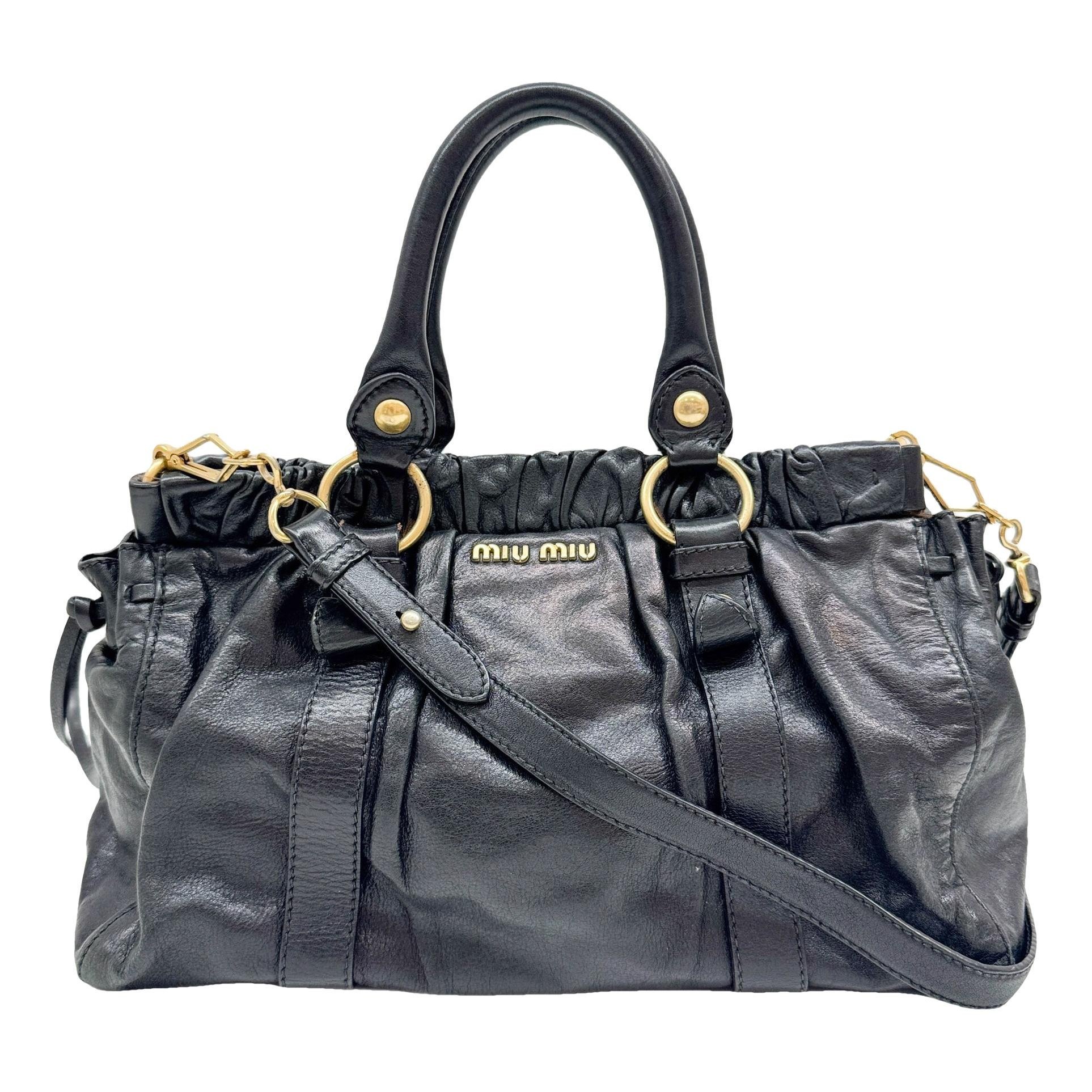 Vitello leather handbag