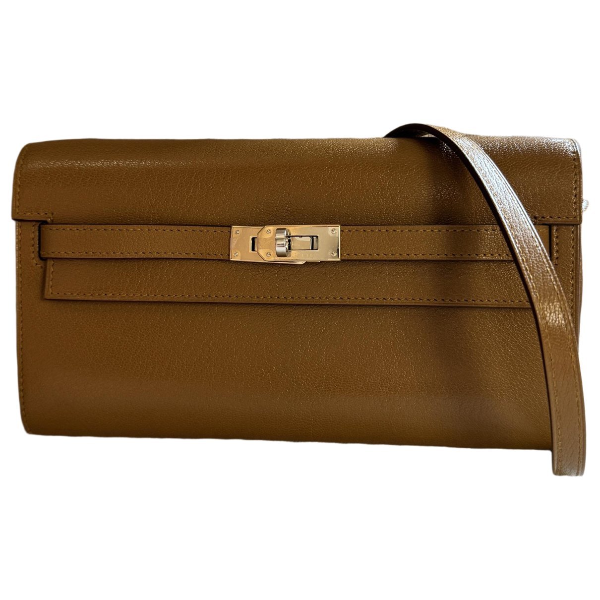 Kelly to go leather clutch bag