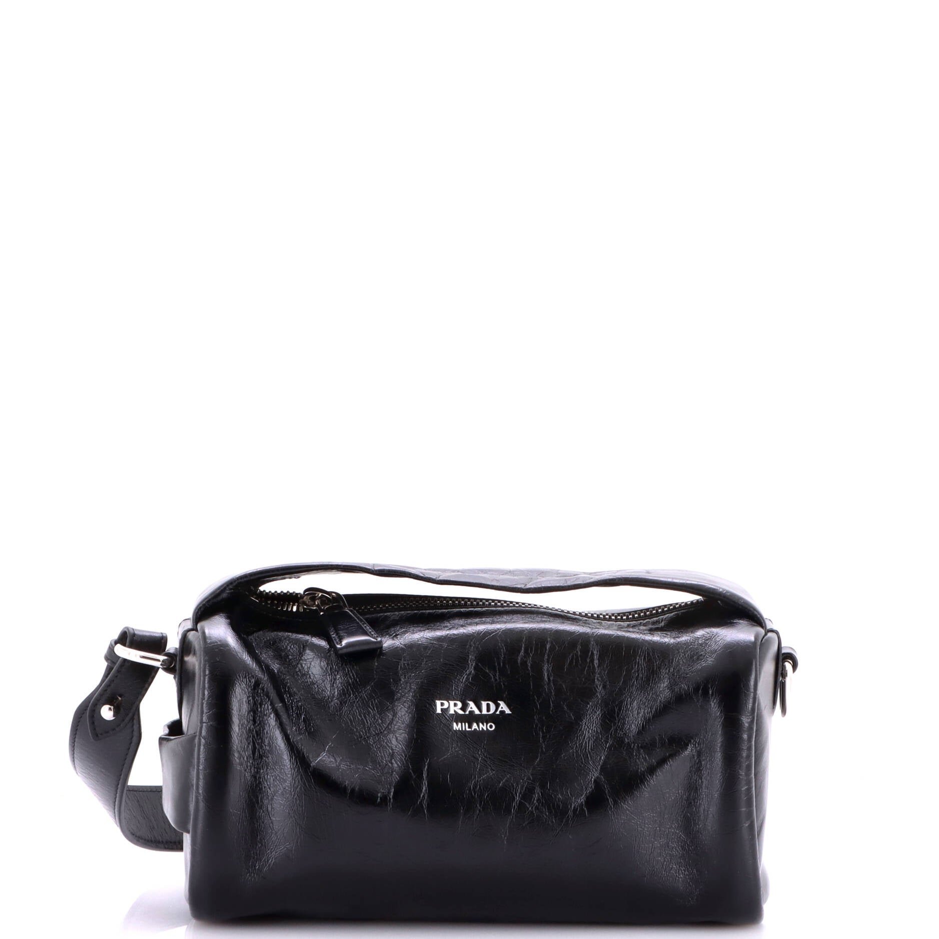 Top Handle Shoulder Bag Calfskin Small