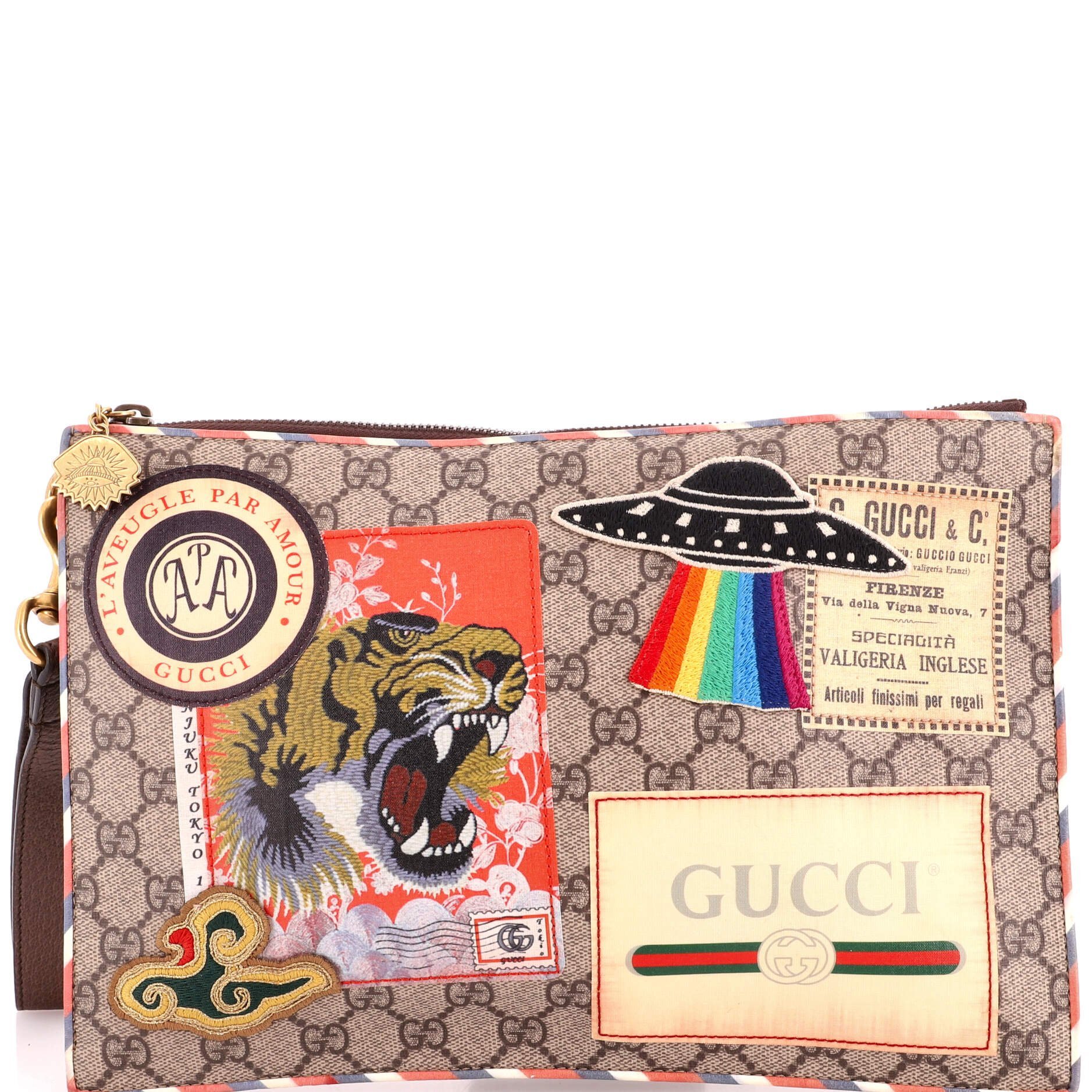 Cloth clutch bag