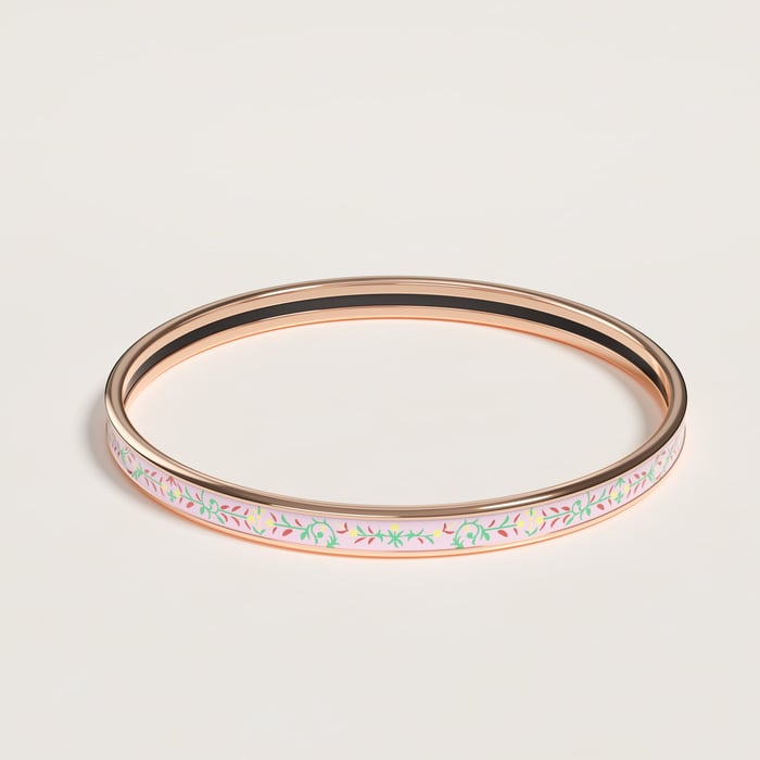 Aurore Rose Etriers Bangle