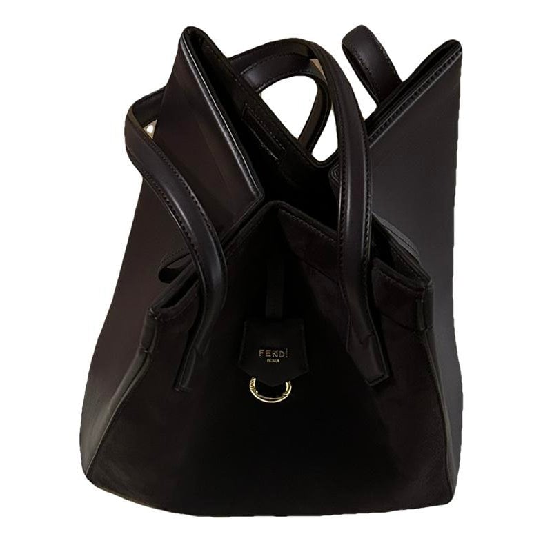 Origami leather handbag