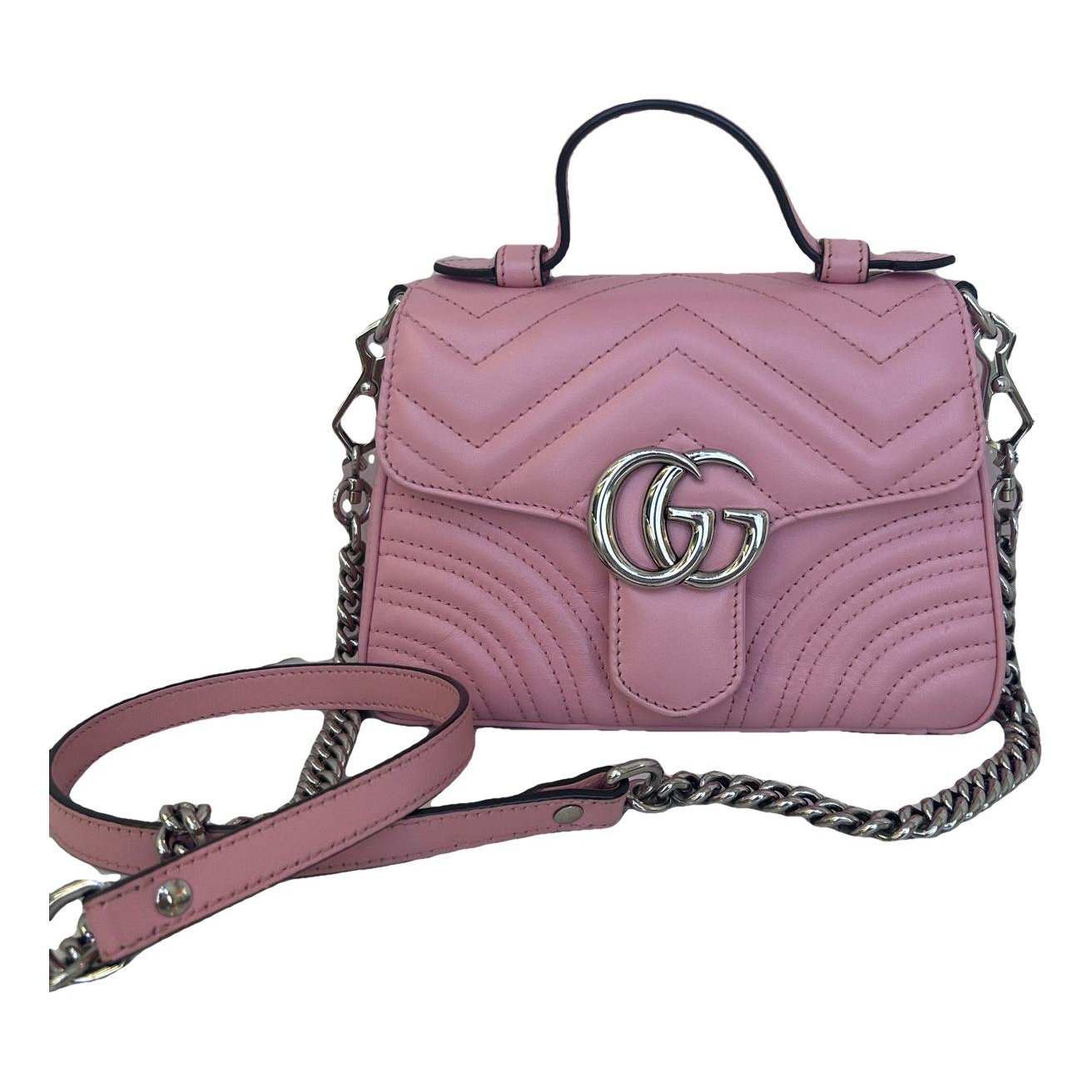 GG Marmont Flap leather handbag