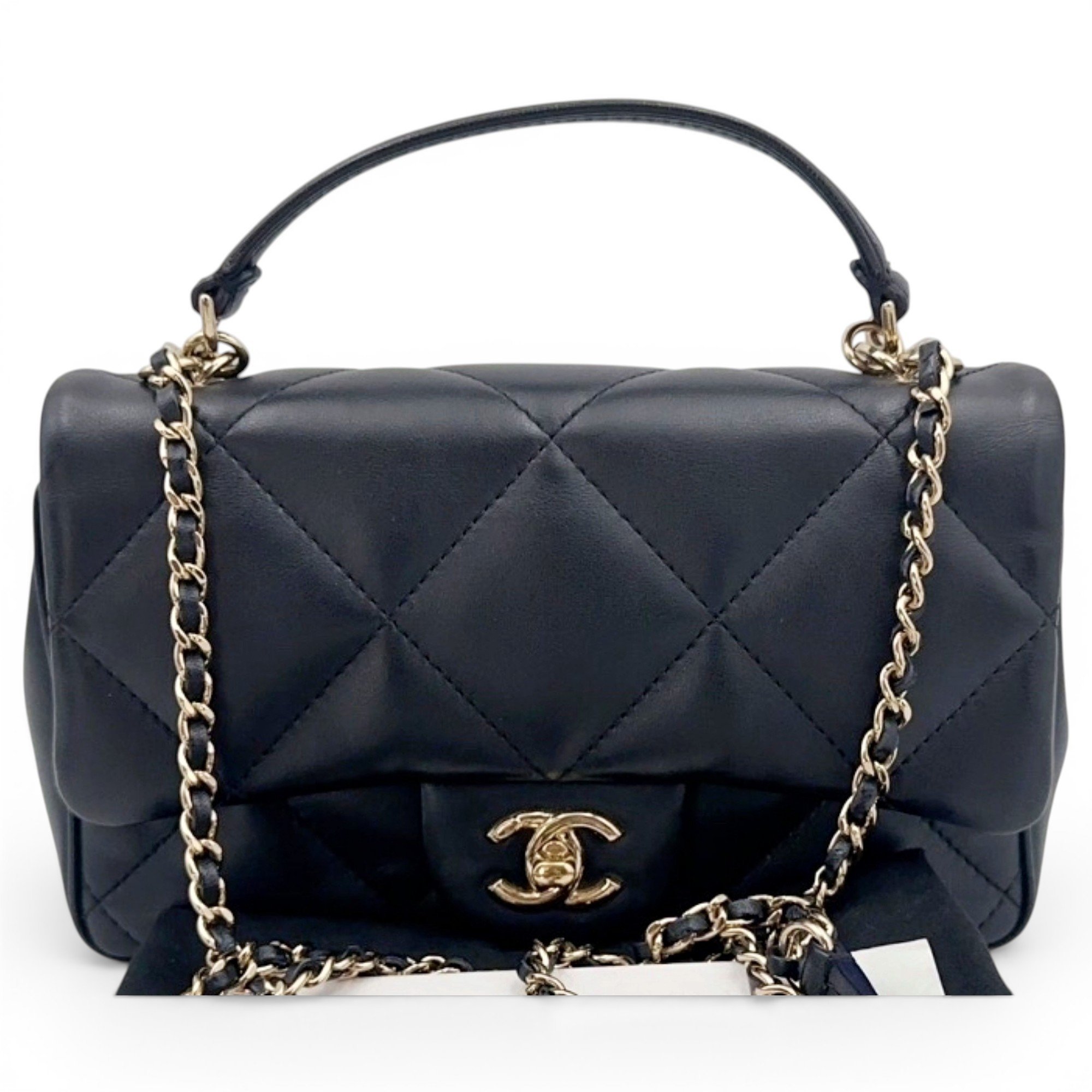 Timeless Classique Top Handle leather handbag