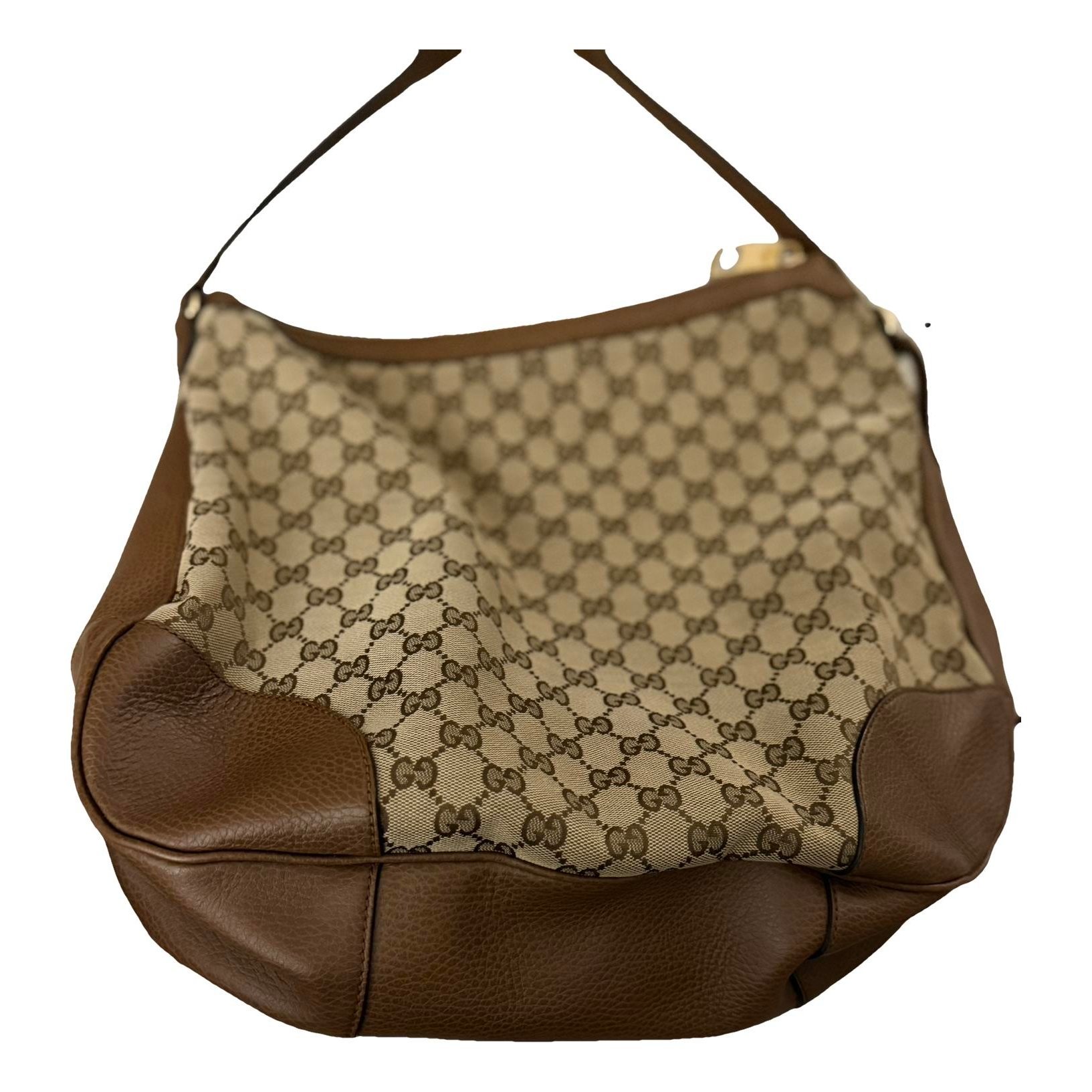 Hobo leather handbag