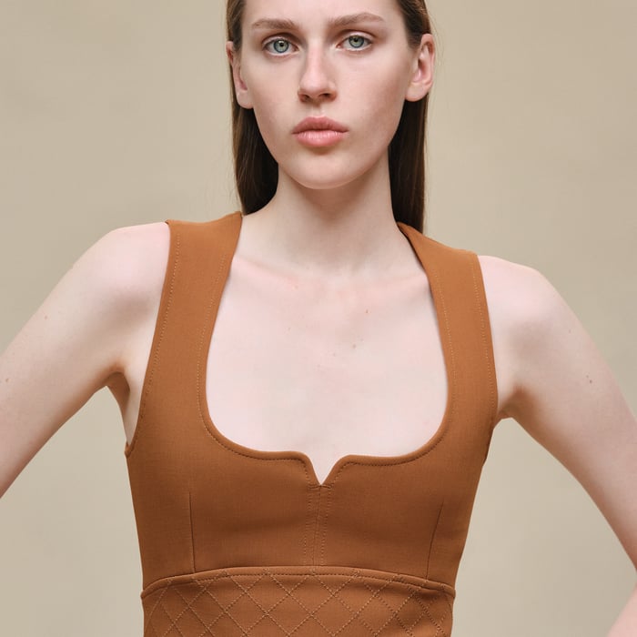 Brun Mahogany Equestrian Dress