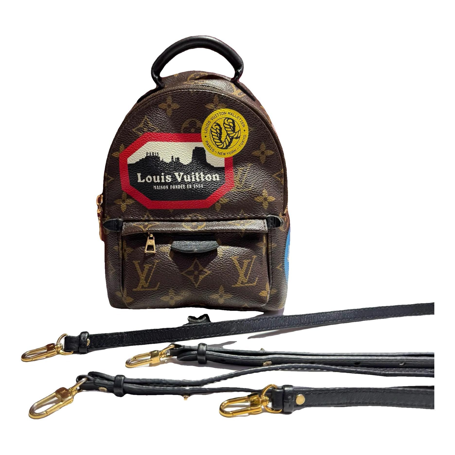 Palm Springs vinyl backpack