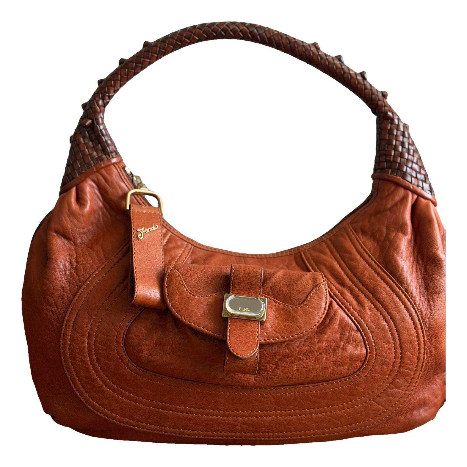 Croissant Vintage leather handbag