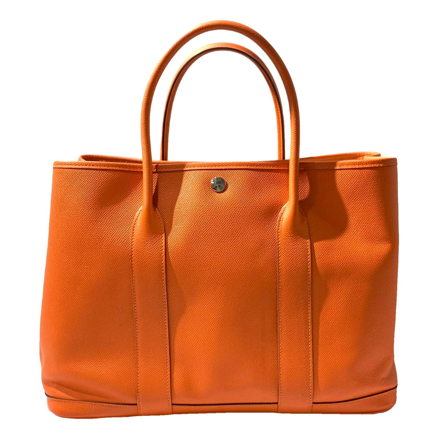 Garden Party leather handbag