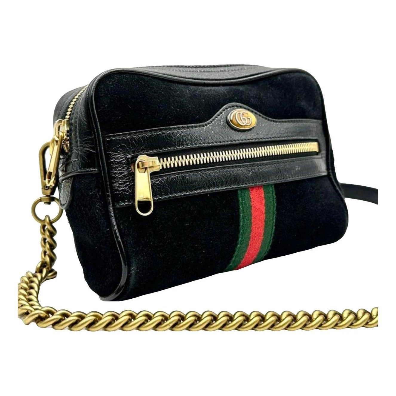 Ophidia leather crossbody bag