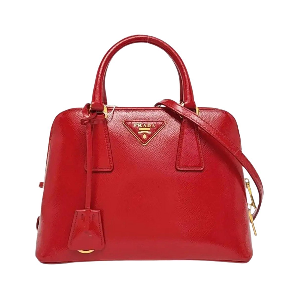 Promenade leather handbag