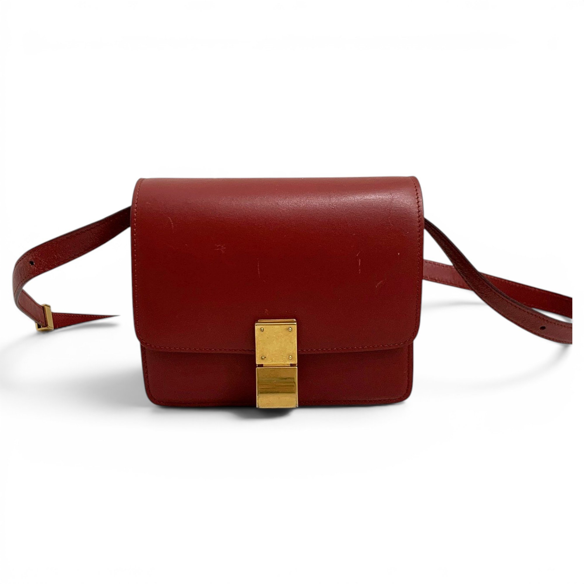 Classic leather crossbody bag