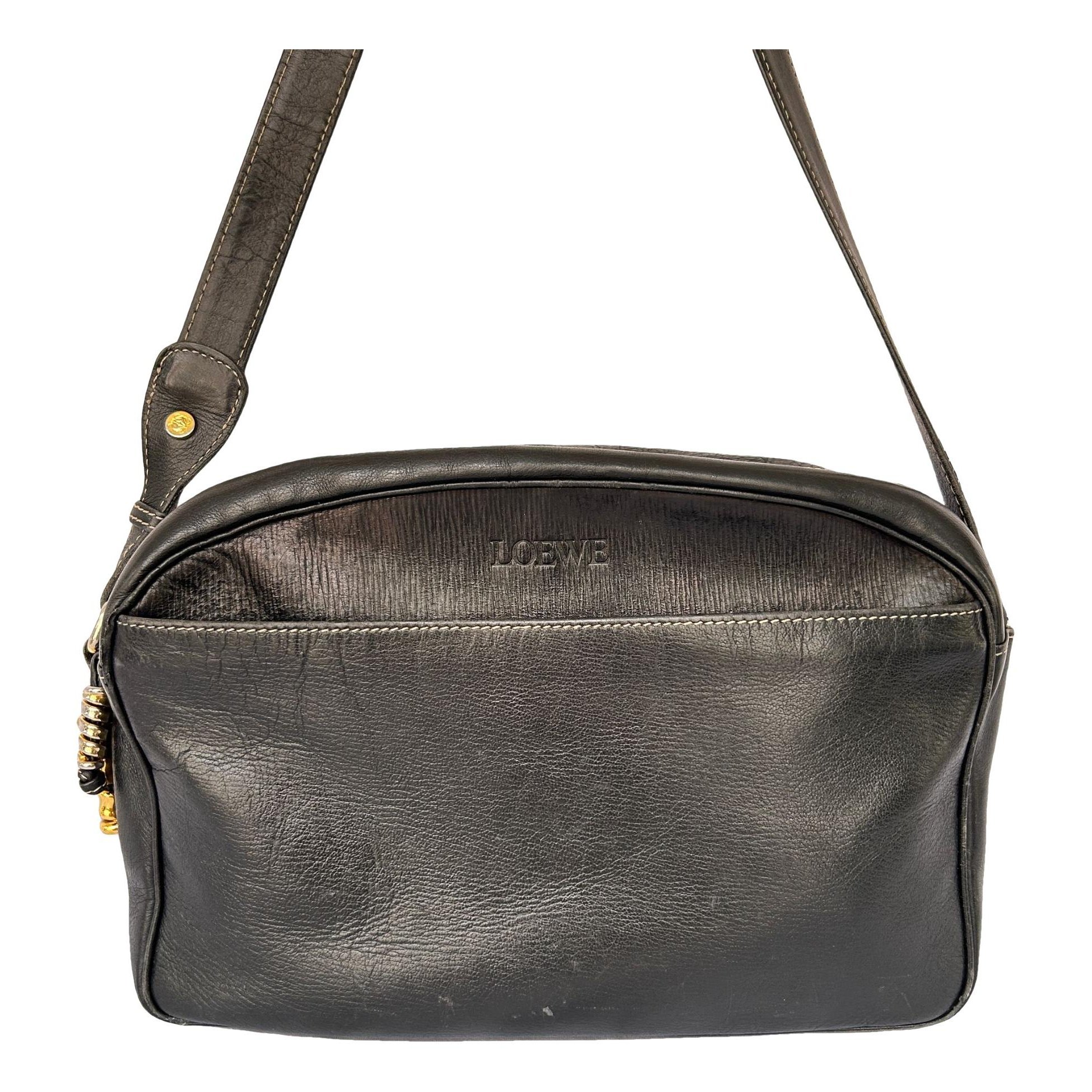 Leather crossbody bag