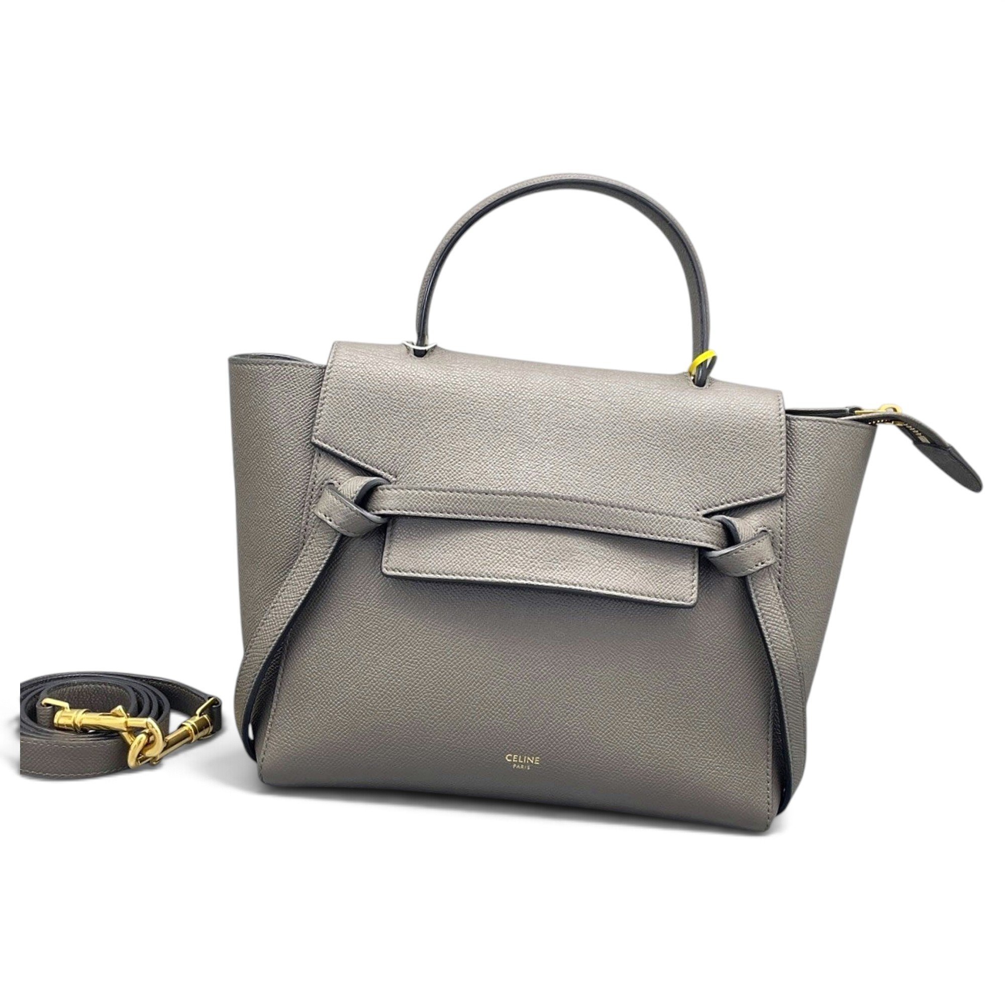 Belt leather handbag