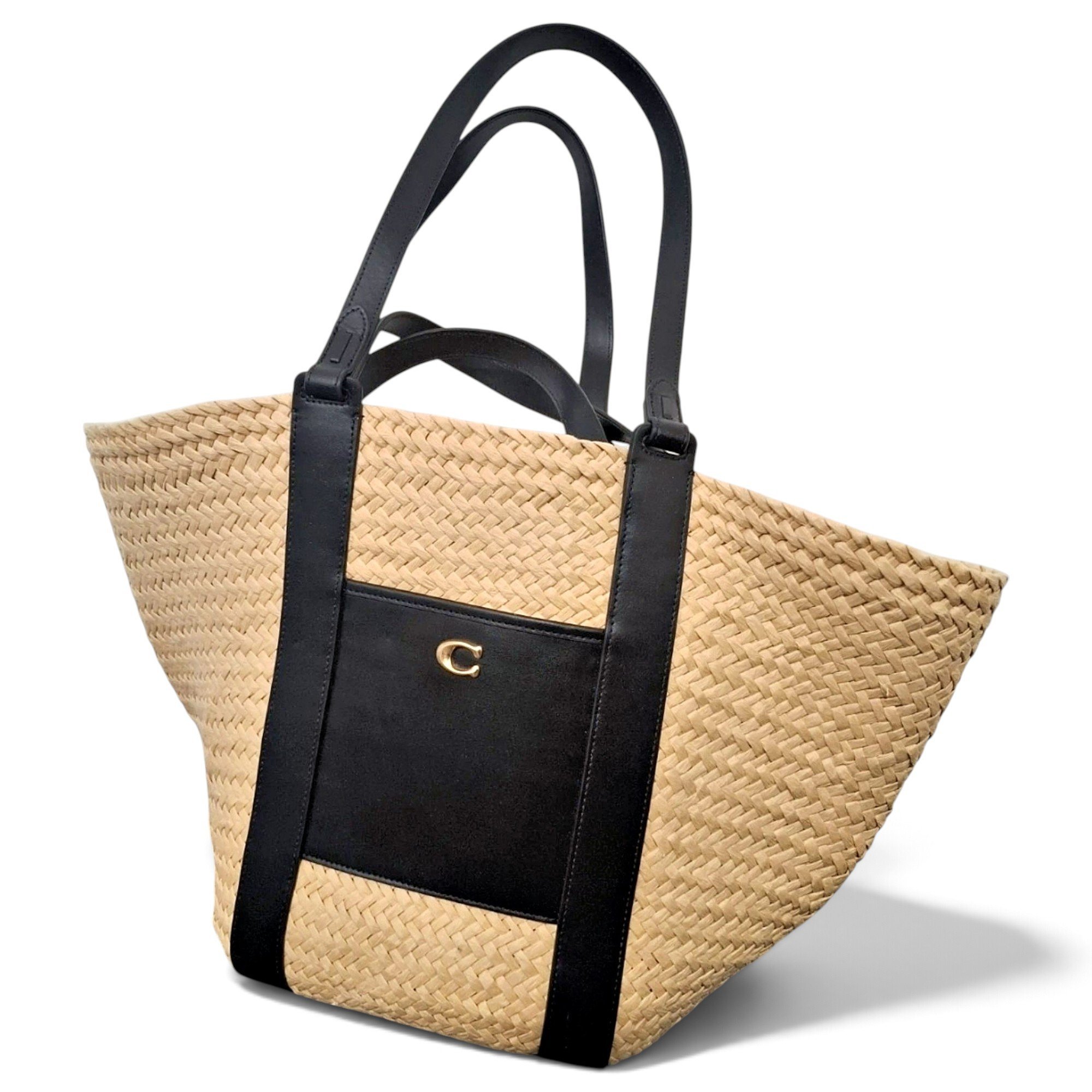 Leather tote