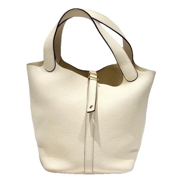 Picotin leather handbag