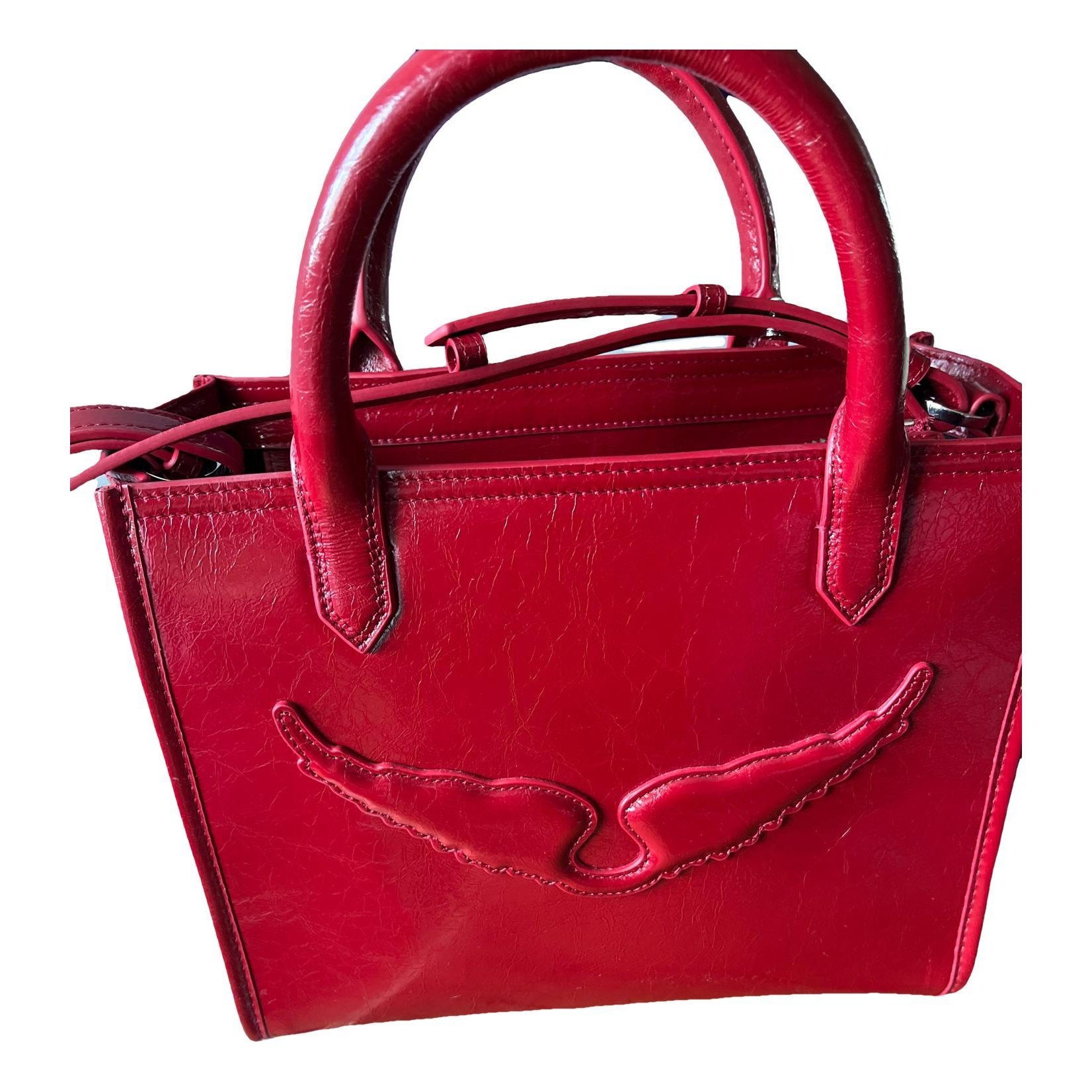 Leather crossbody bag