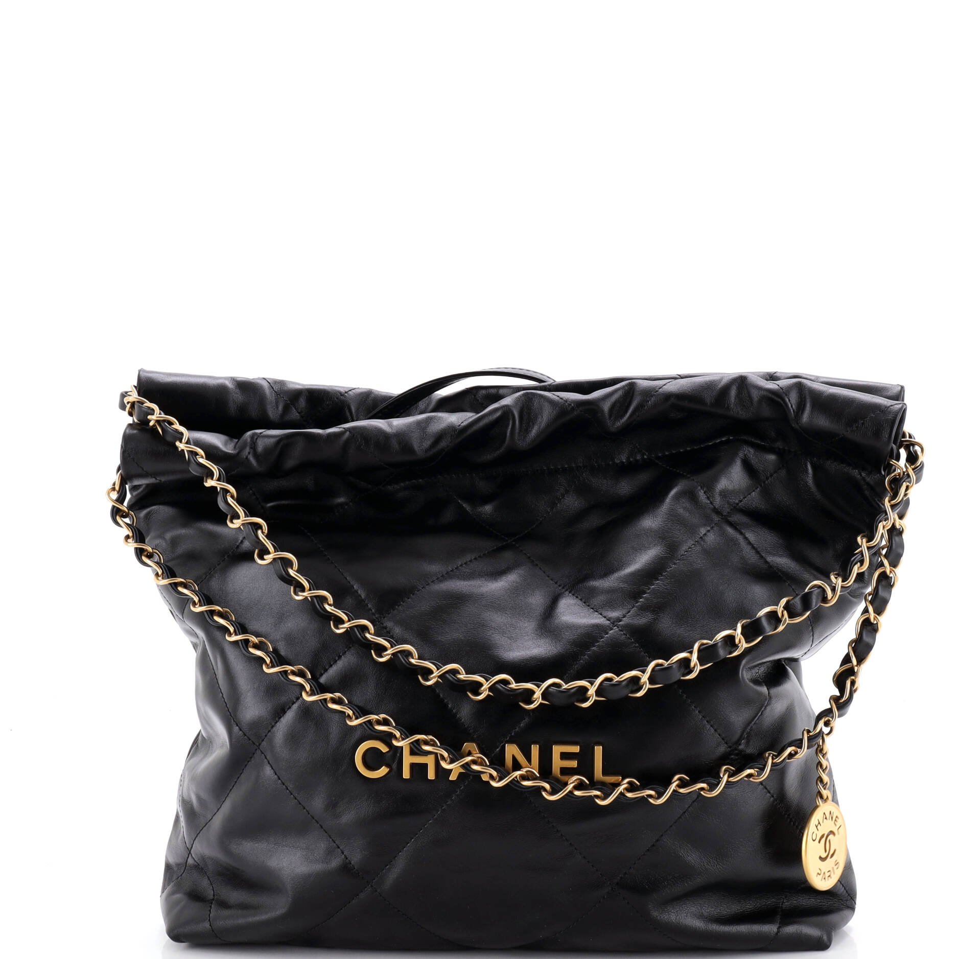 22 Chain Hobo Quilted Calfskin Small
