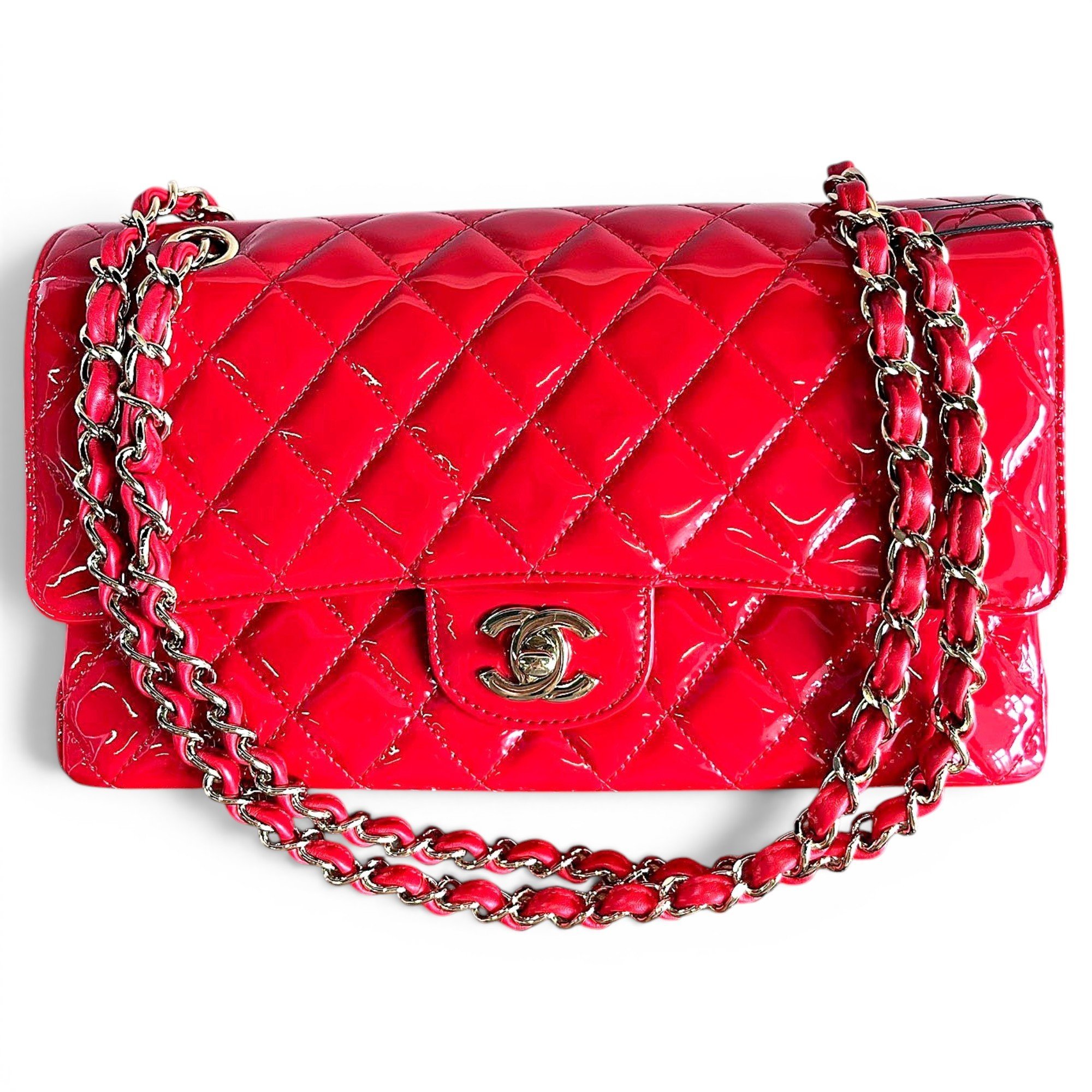 Timeless/Classique patent leather handbag