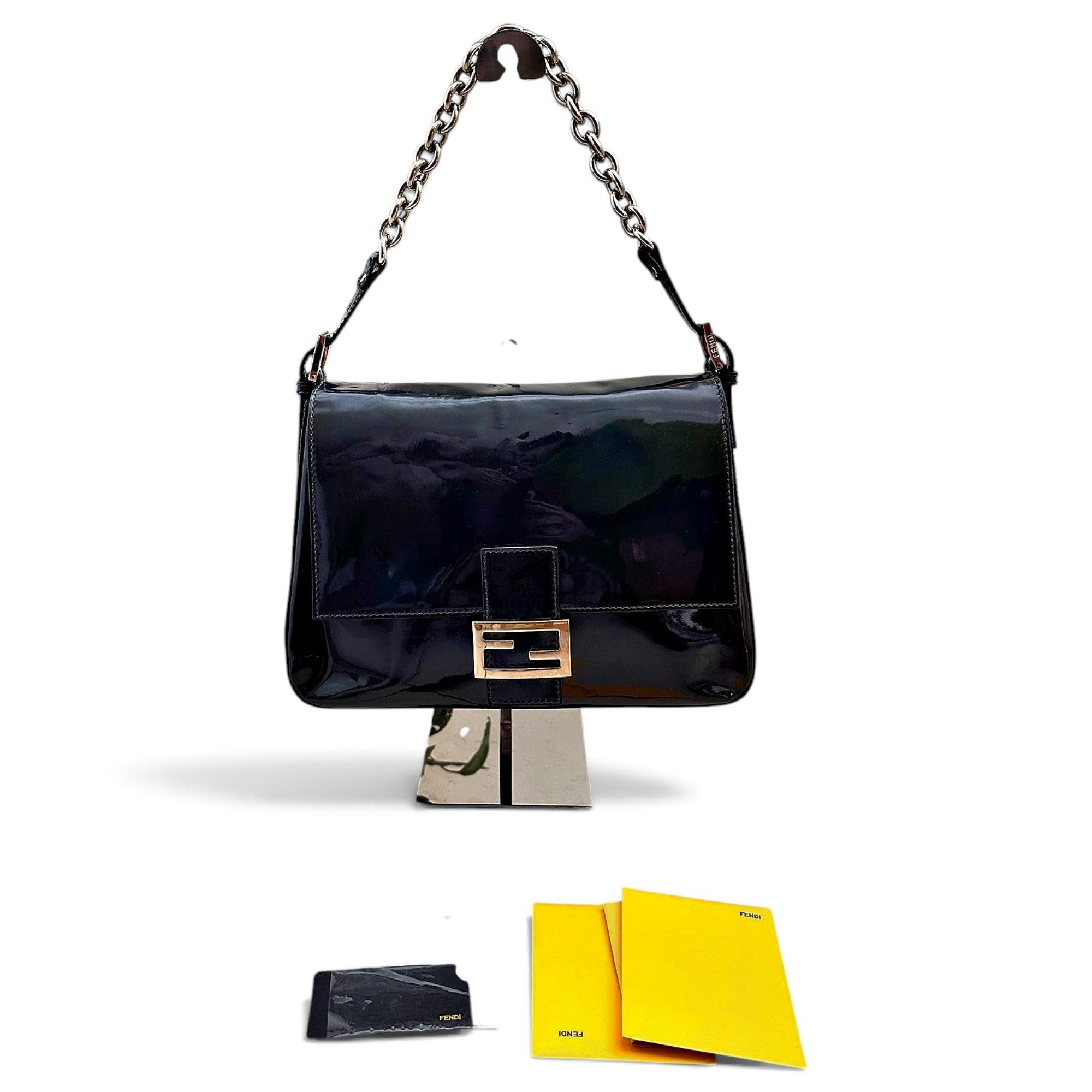 Mamma Baguette patent leather handbag