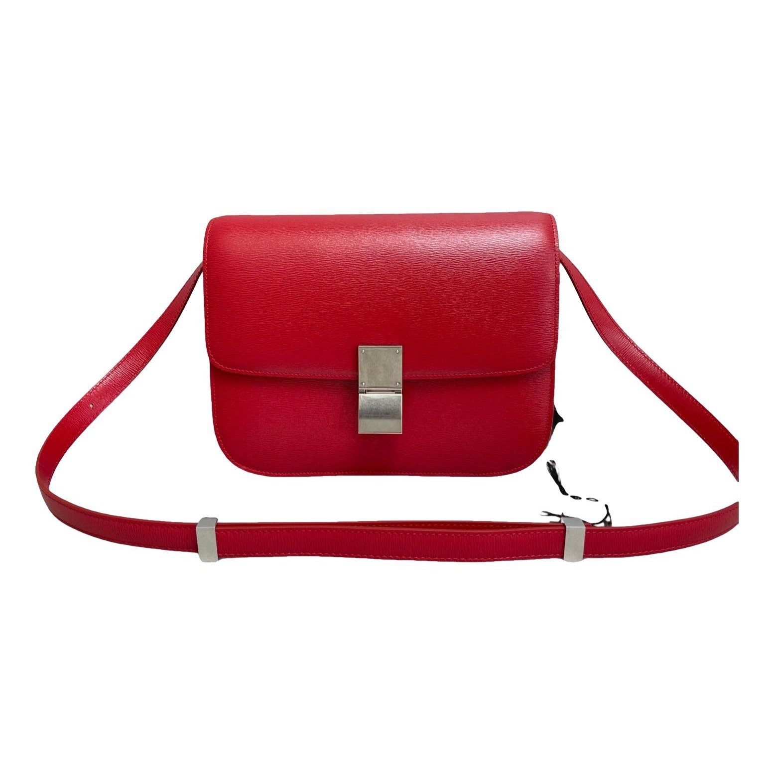 Classic leather crossbody bag