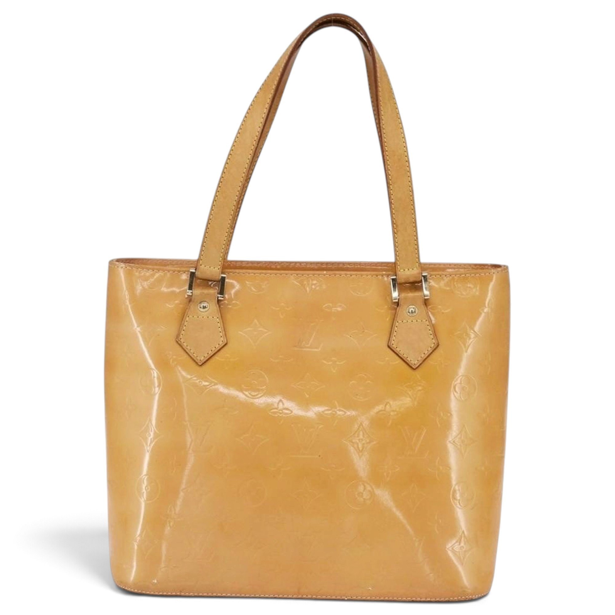 Houston patent leather handbag
