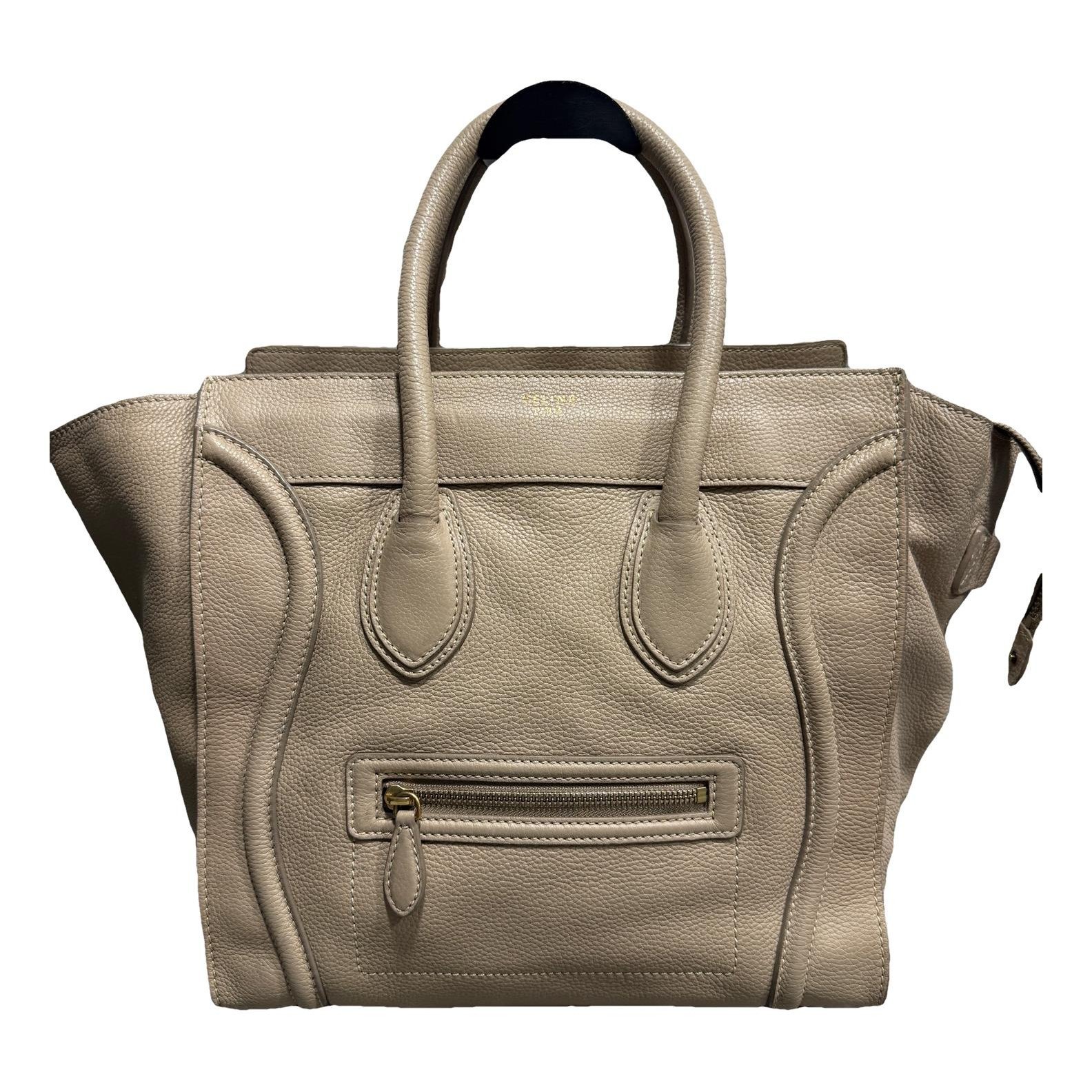 Luggage leather handbag