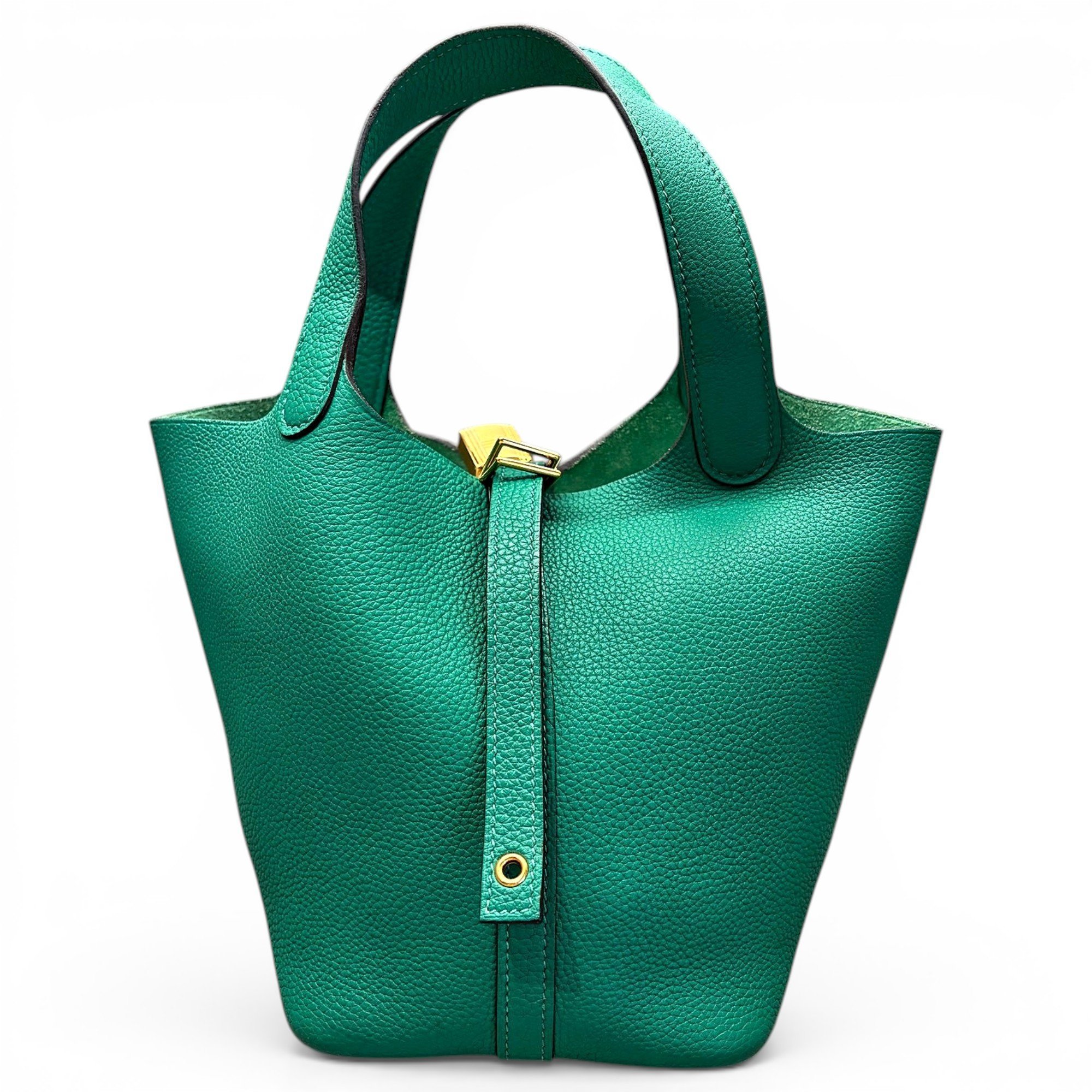Picotin leather handbag