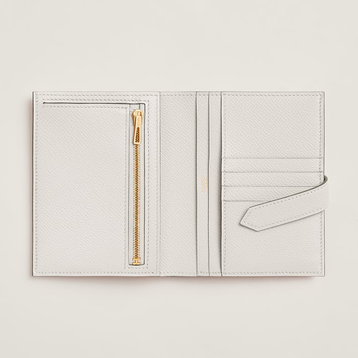 Gris Pâle Bearn Compact Wallet