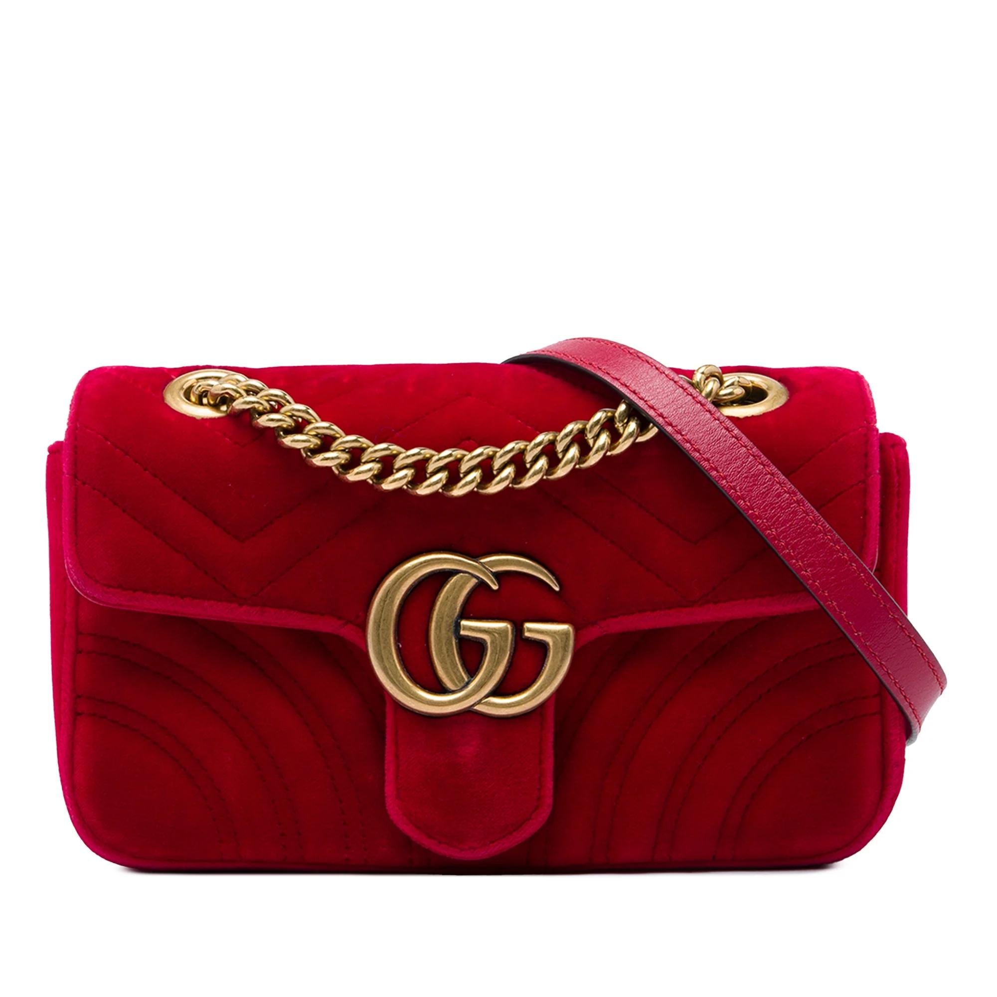 GG Marmont velvet handbag