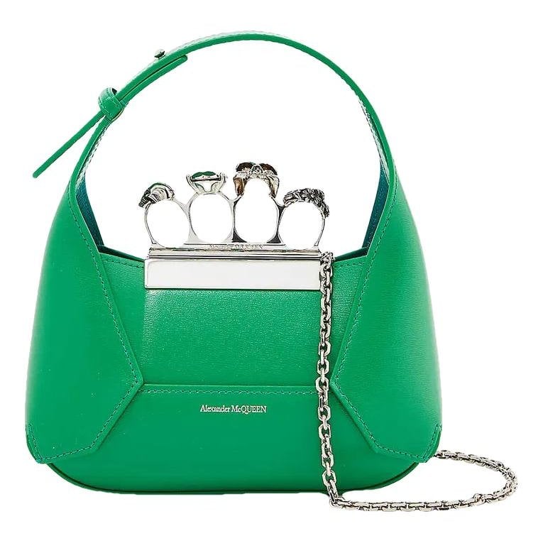 Alexander McQueen Knuckle leather crossbody bag