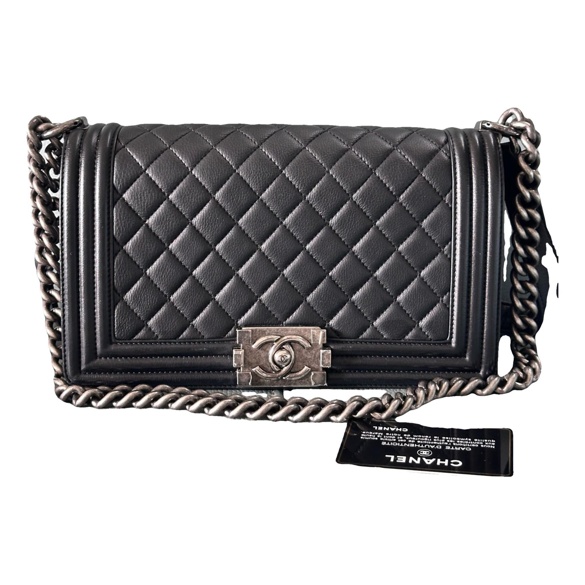 Boy leather crossbody bag