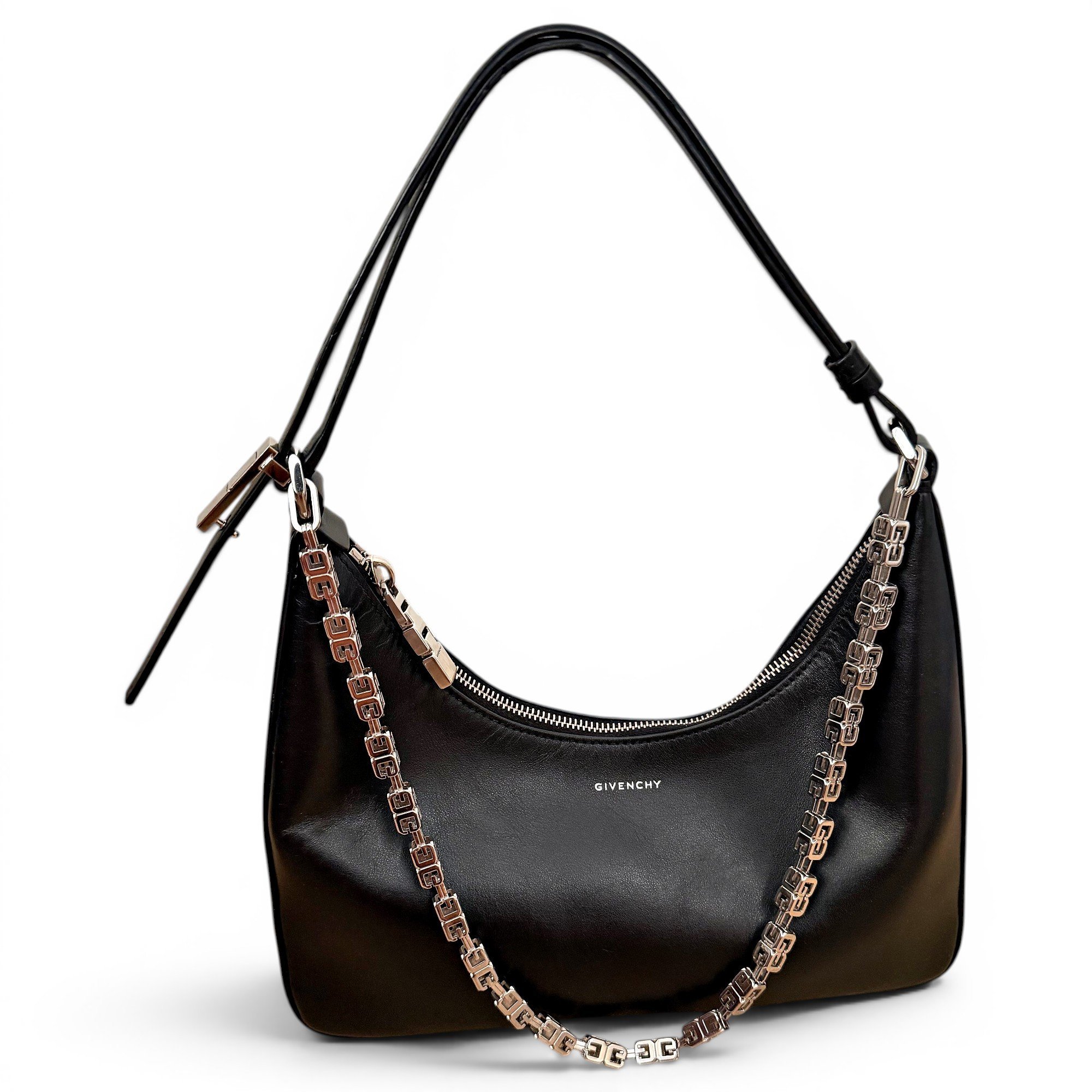 Moon Cut Out leather handbag