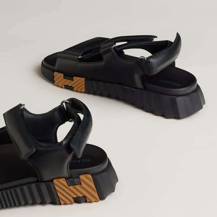 Noir Junior Sandal