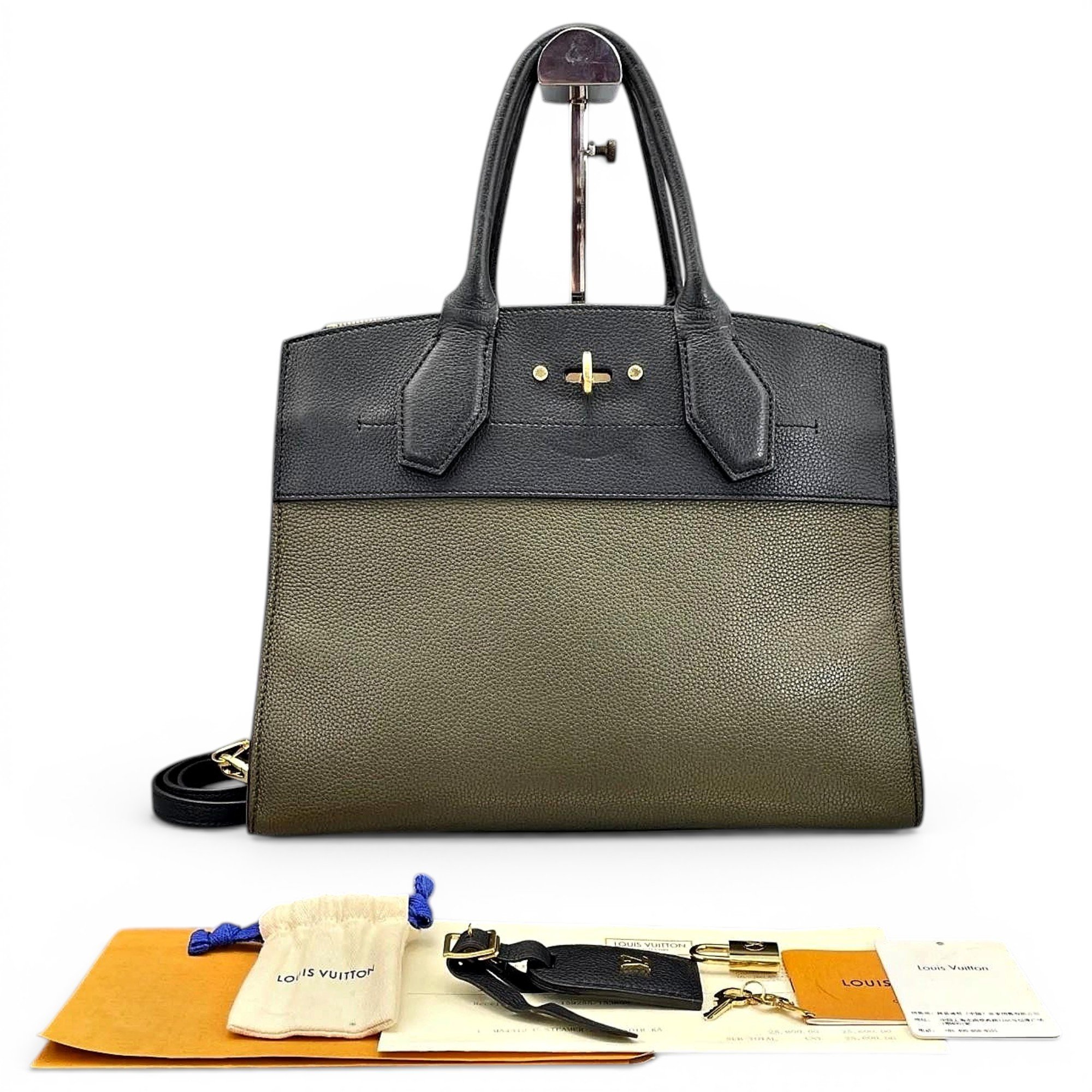 Leather tote