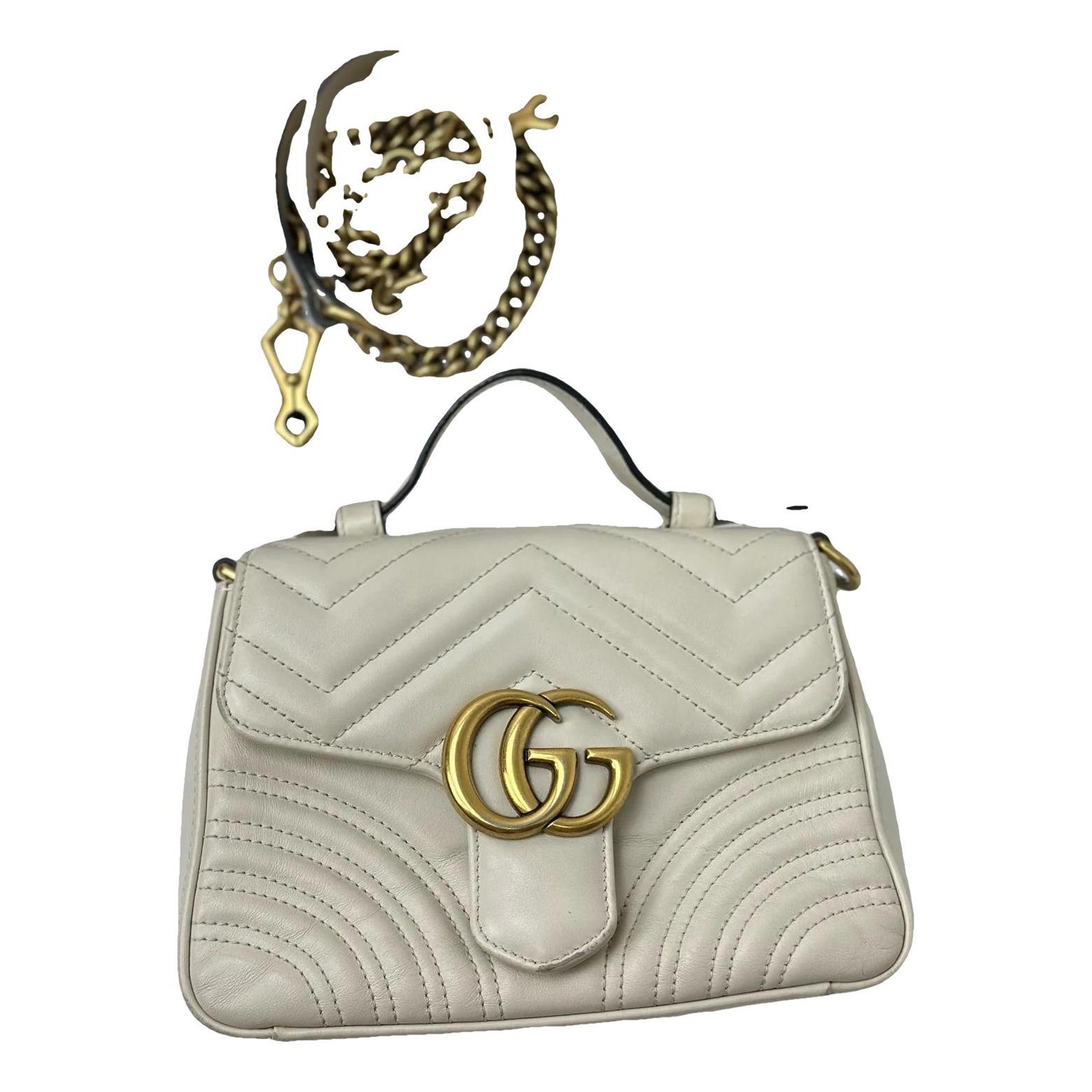 GG Marmont Flap leather mini bag
