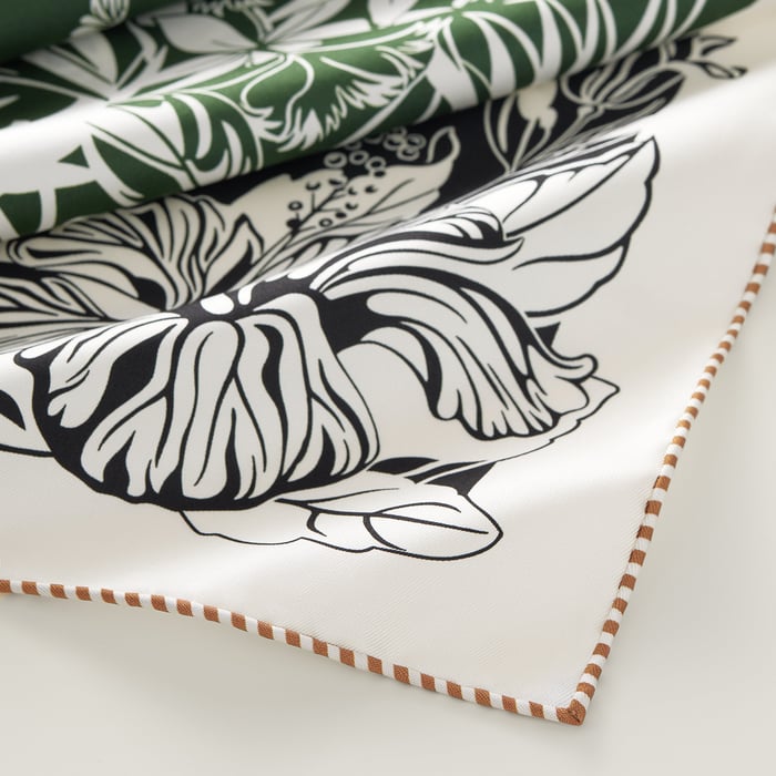 Flamingo Party Tattoo Double Face Scarf 90