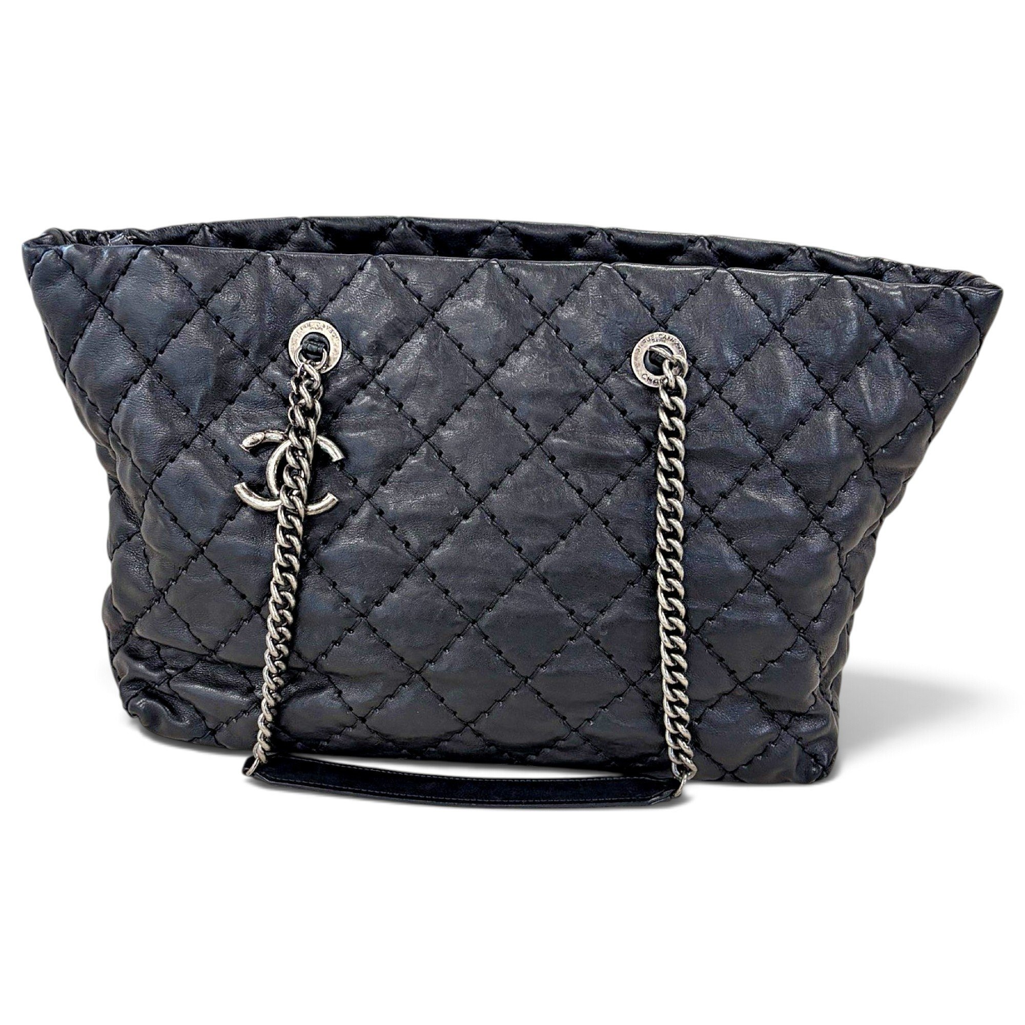 Leather tote