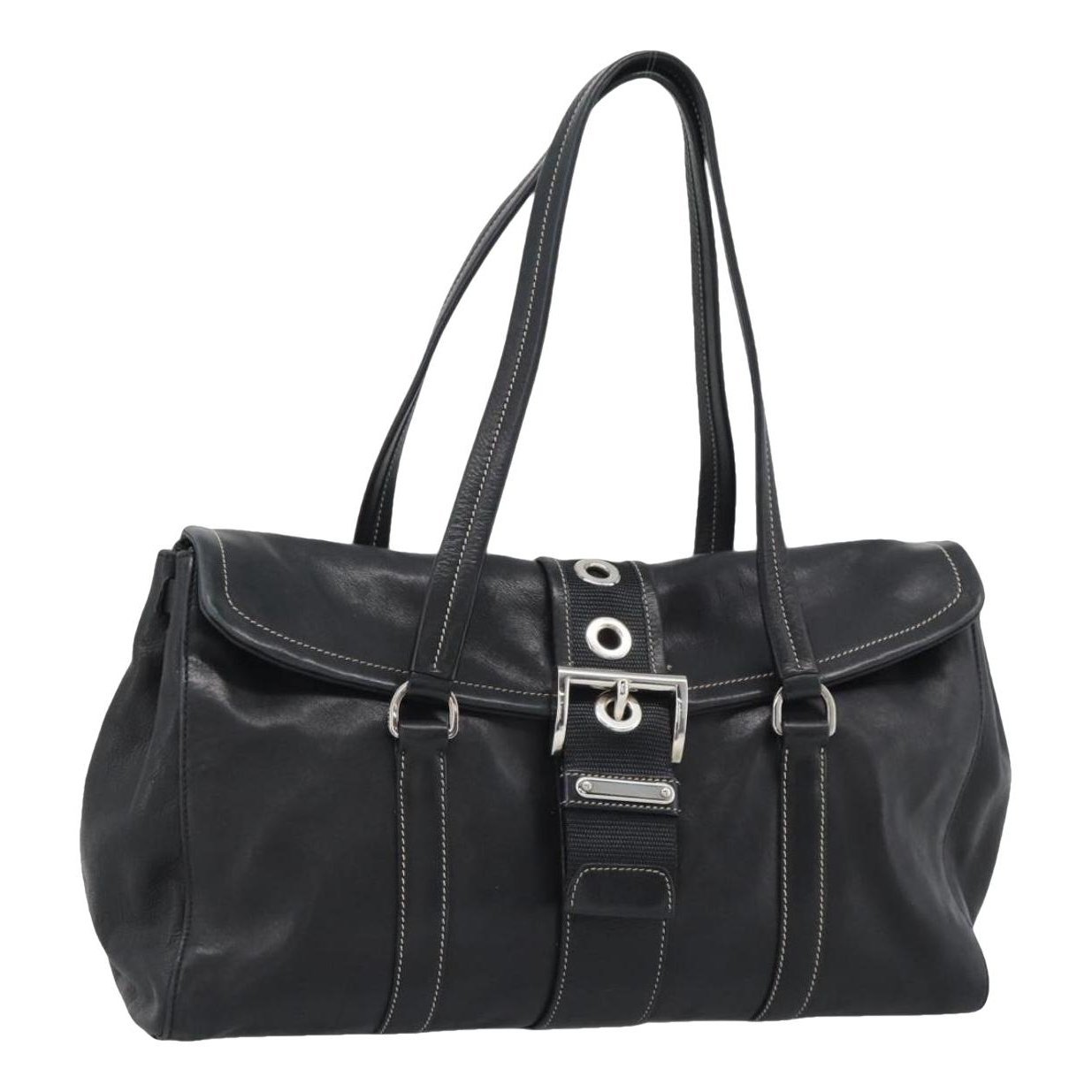 Leather tote