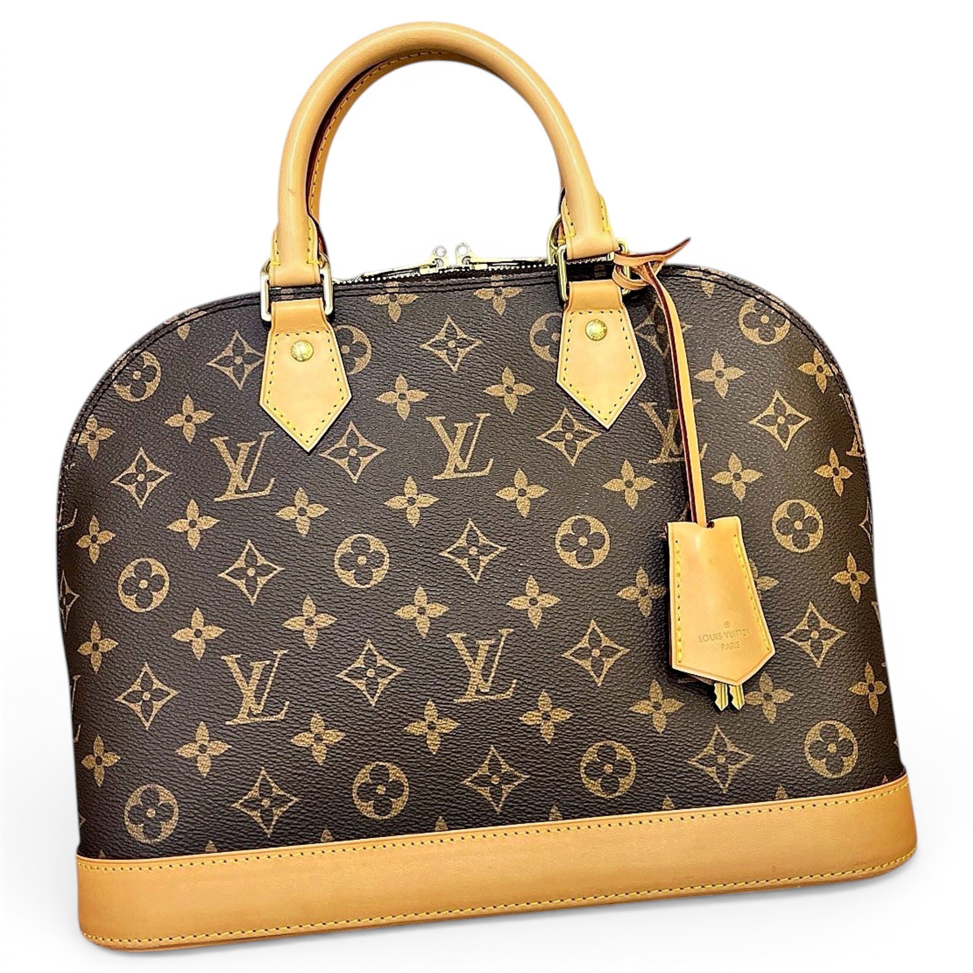 Alma leather handbag