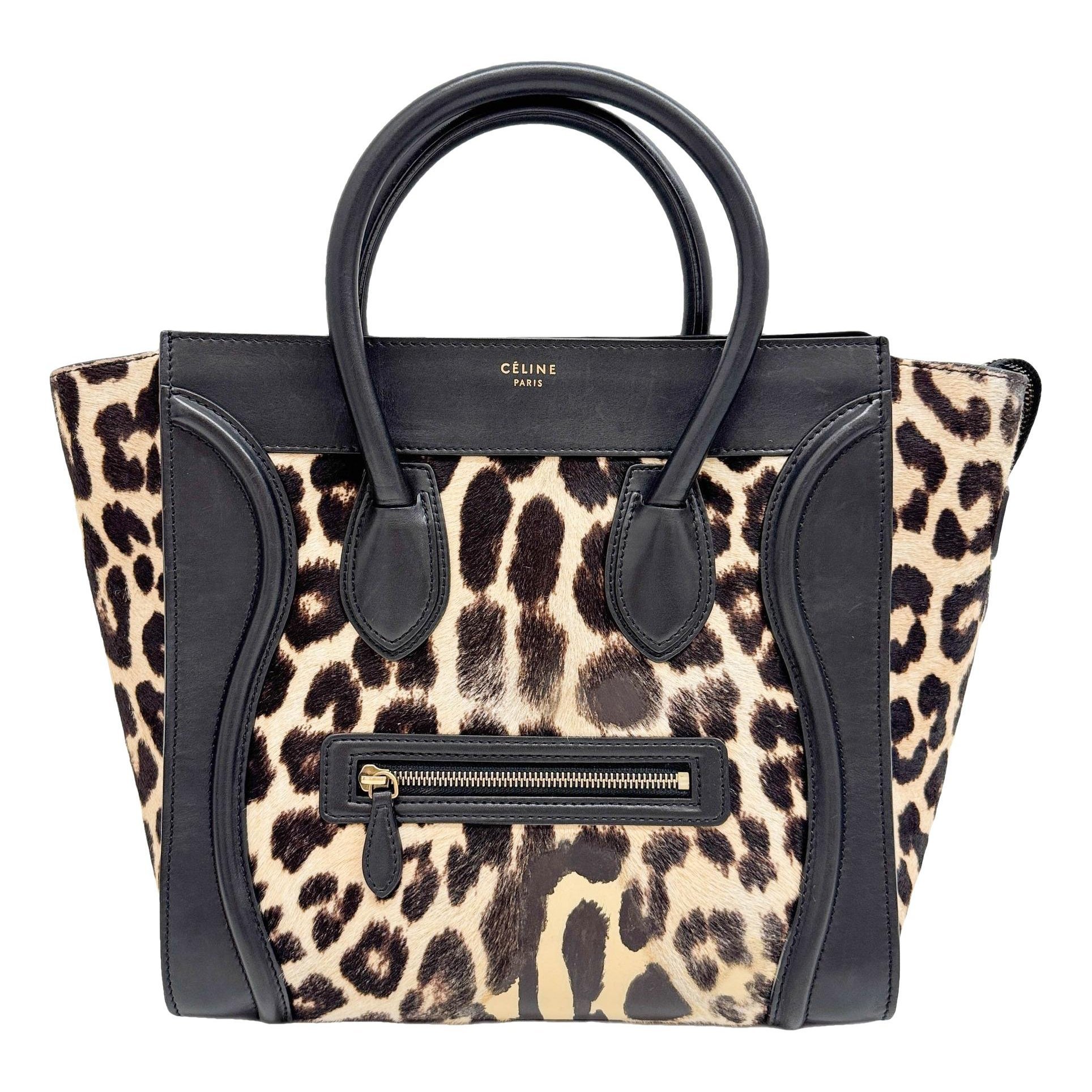 Luggage Phantom faux fur handbag